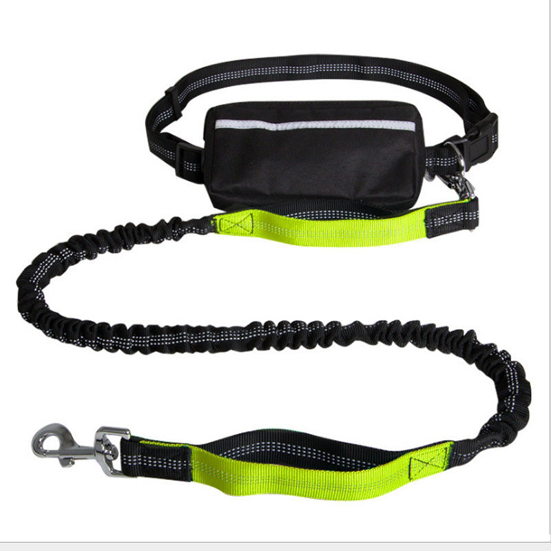 Reflective Adjustable Hands-Free Dog Leash – Nylon, Comfortable Fit
