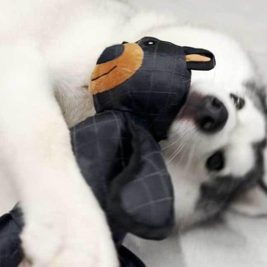 Bite Resistant Plush Bear Dog Toy – Squeaky, Durable Design