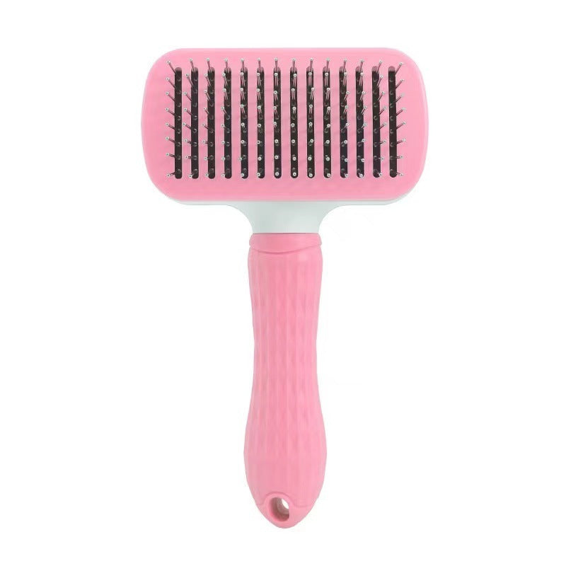 Stainless Steel Pet Comb – Effortless Fur Removal, Durable Design