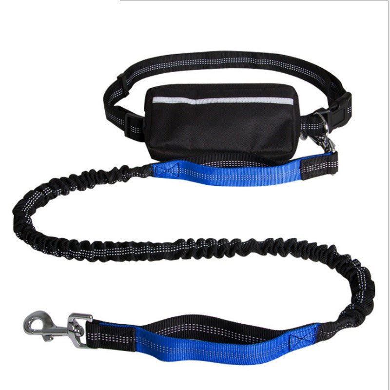 Reflective Adjustable Hands-Free Dog Leash – Nylon, Comfortable Fit