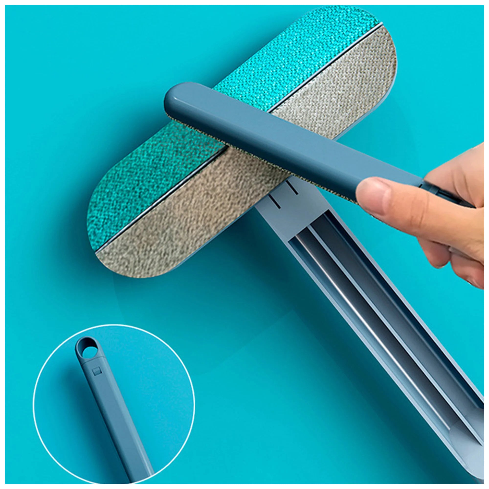 4-in-1 Wet & Dry Pet Hair Removal Brush – Versatile Cleaning Tool