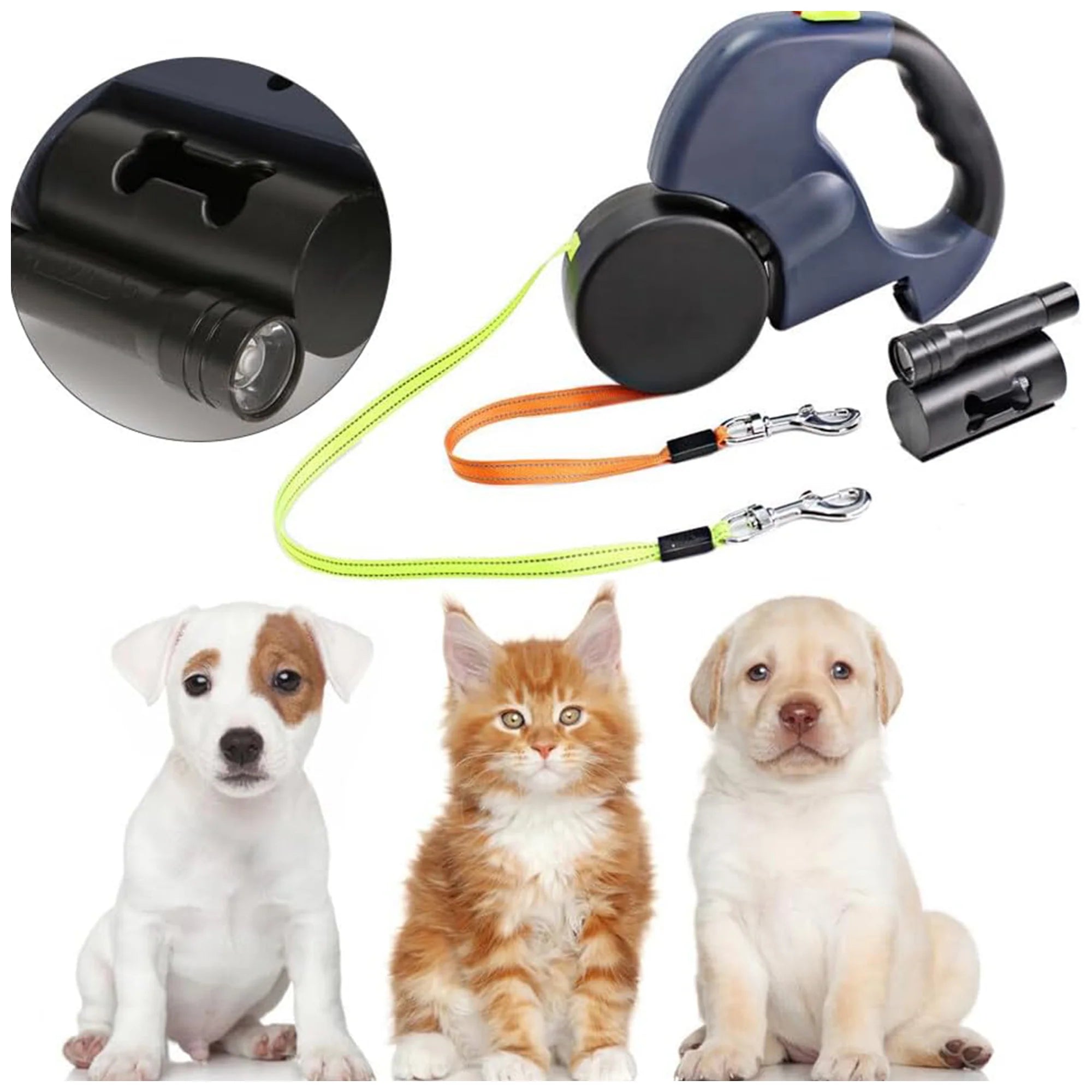 5M Heavy Duty Pet Leash – Adjustable, Durable for Walks