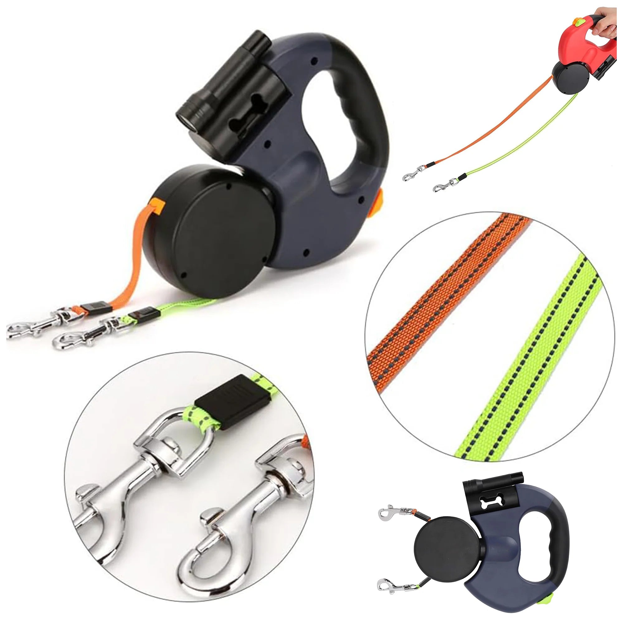 5M Heavy Duty Pet Leash – Adjustable, Durable for Walks