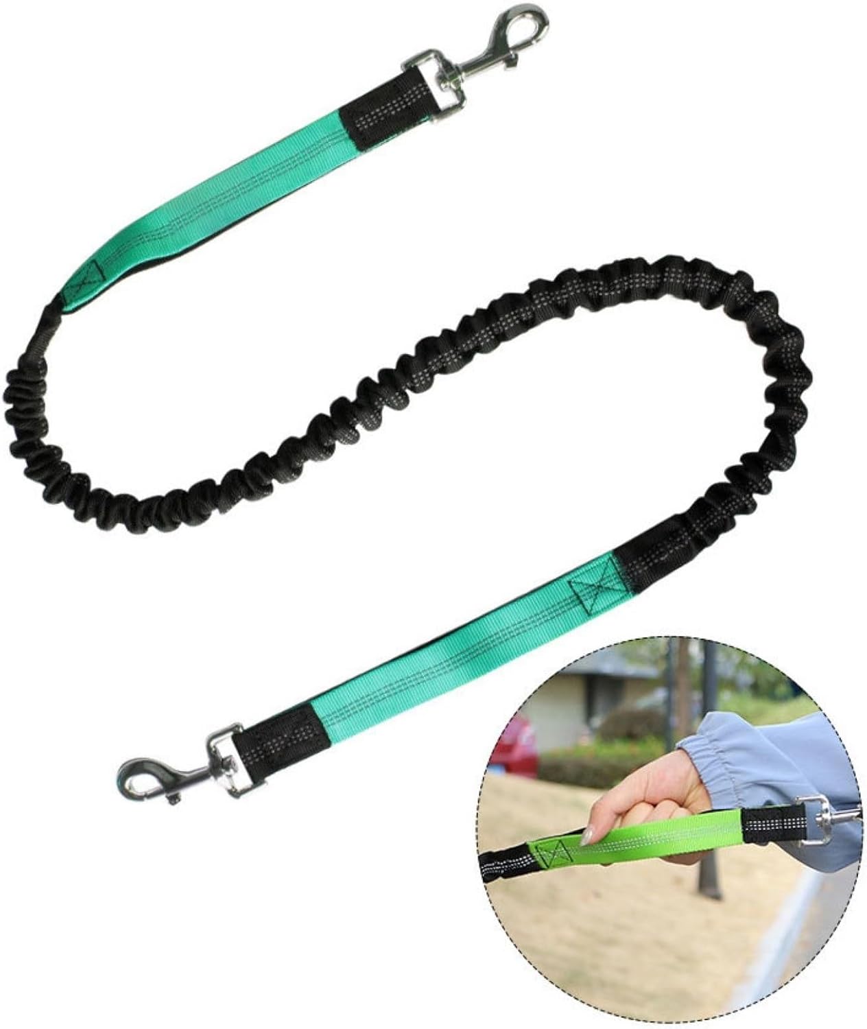 Reflective Adjustable Hands-Free Dog Leash – Nylon, Comfortable Fit