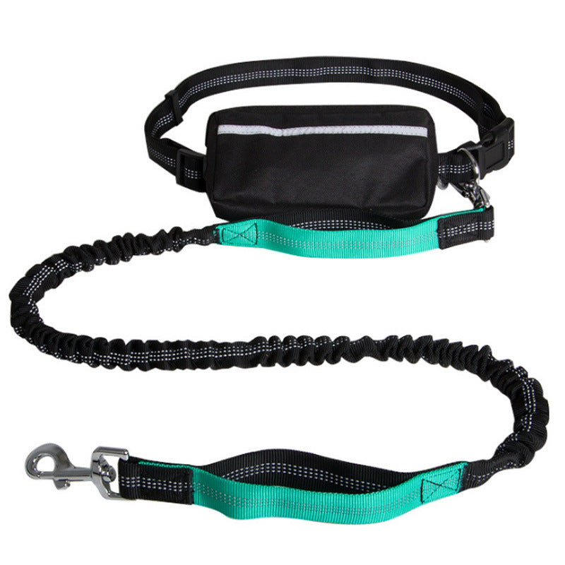Reflective Adjustable Hands-Free Dog Leash – Nylon, Comfortable Fit