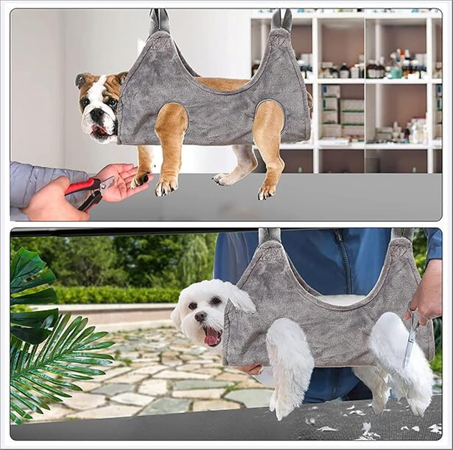 Breathable Pet Grooming Hammock – Ideal for Easy Bathing & Trimming