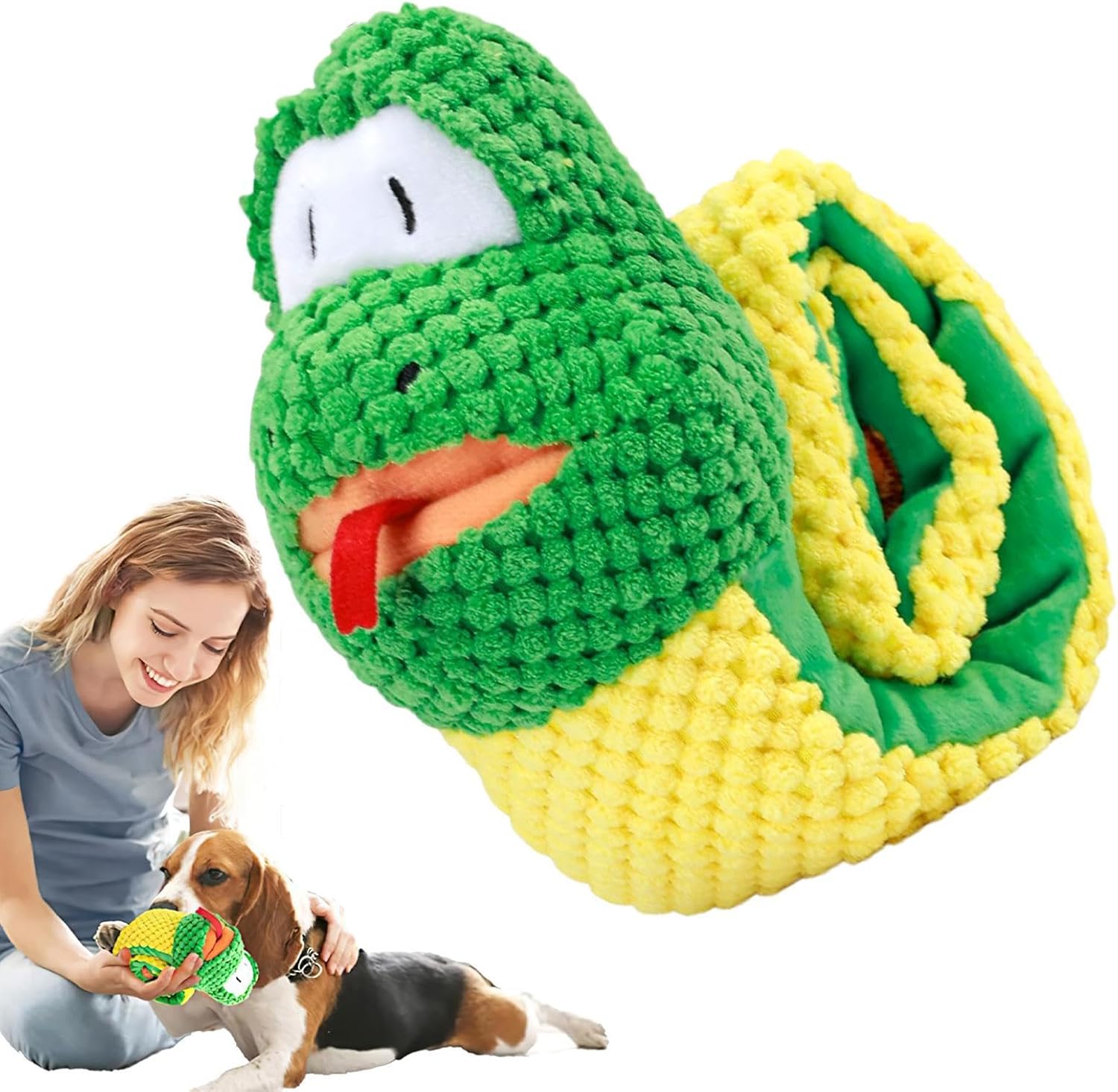 Interactive Snuffle Dog Toy – Plush Puzzle for Stress Relief