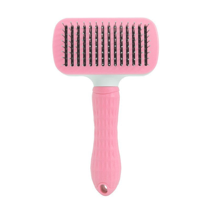 Stainless Steel Pet Comb – Effortless Fur Removal, Durable Design