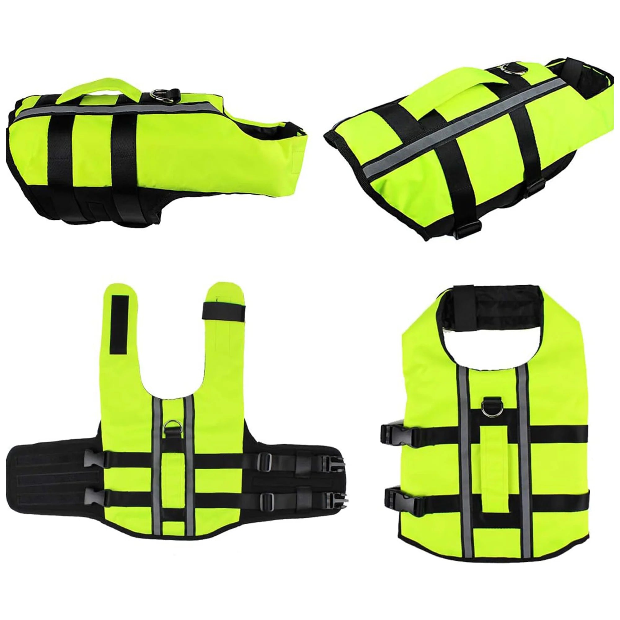Adjustable Inflatable Pet Life Vest – Safety Swimming Jacket