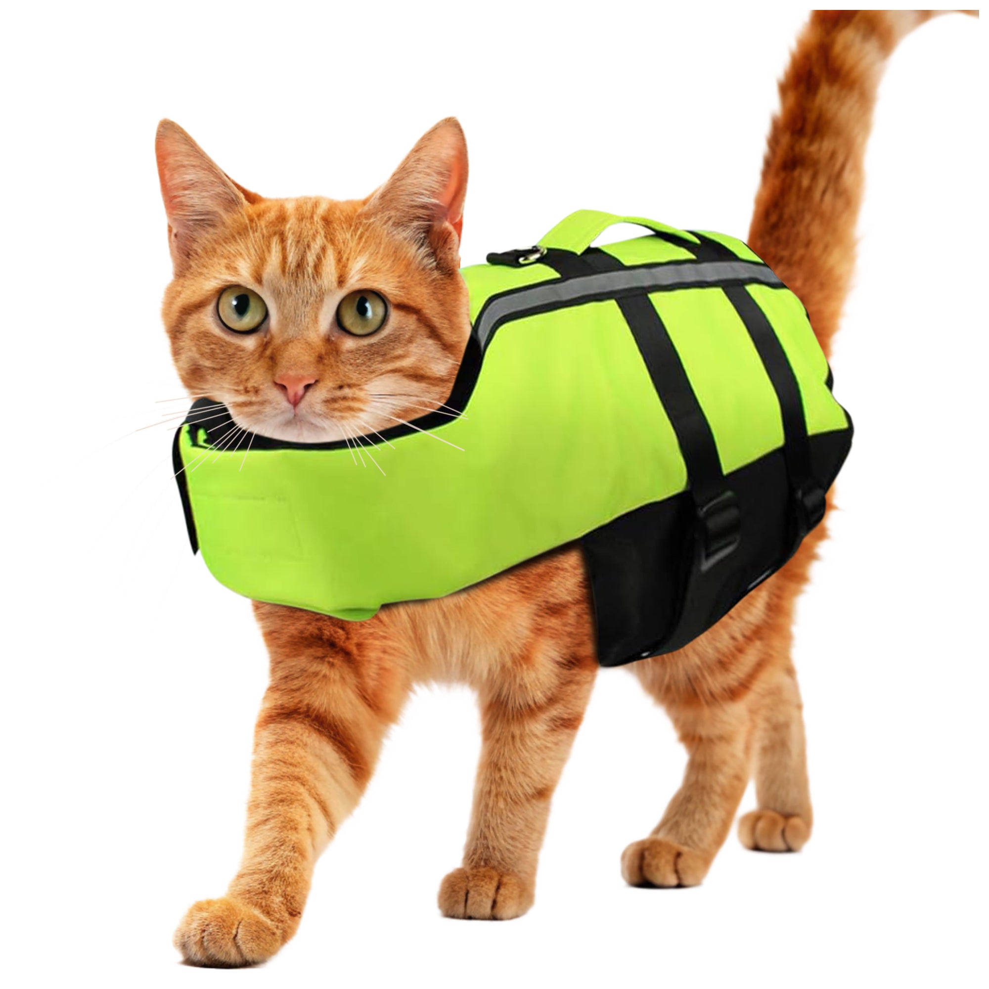 Adjustable Inflatable Pet Life Vest – Safety Swimming Jacket