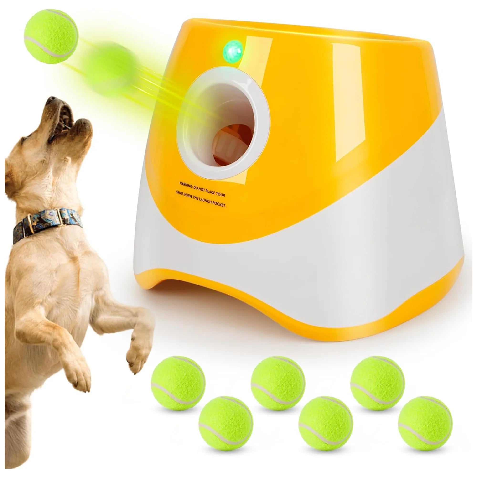 Automatic Dog Ball Launcher – Adjustable Fun for All Dogs