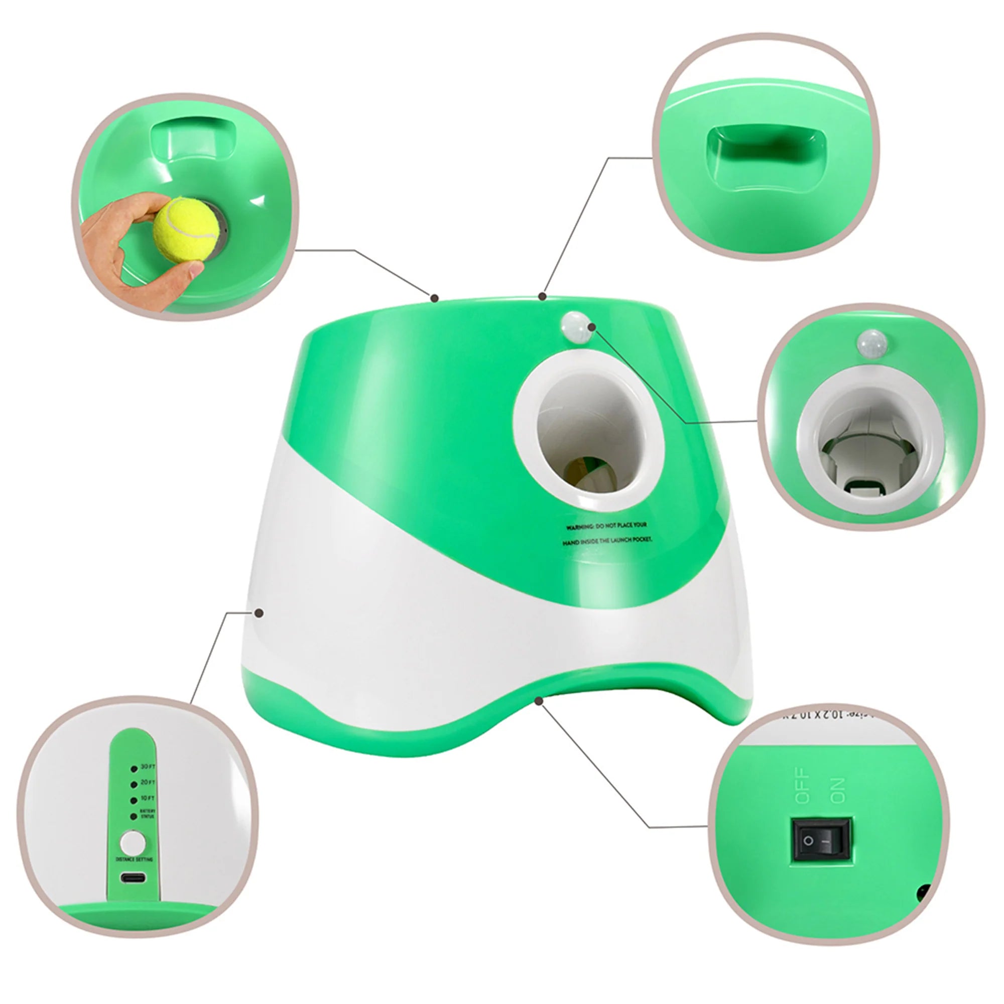 Automatic Dog Ball Launcher – Adjustable Fun for All Dogs