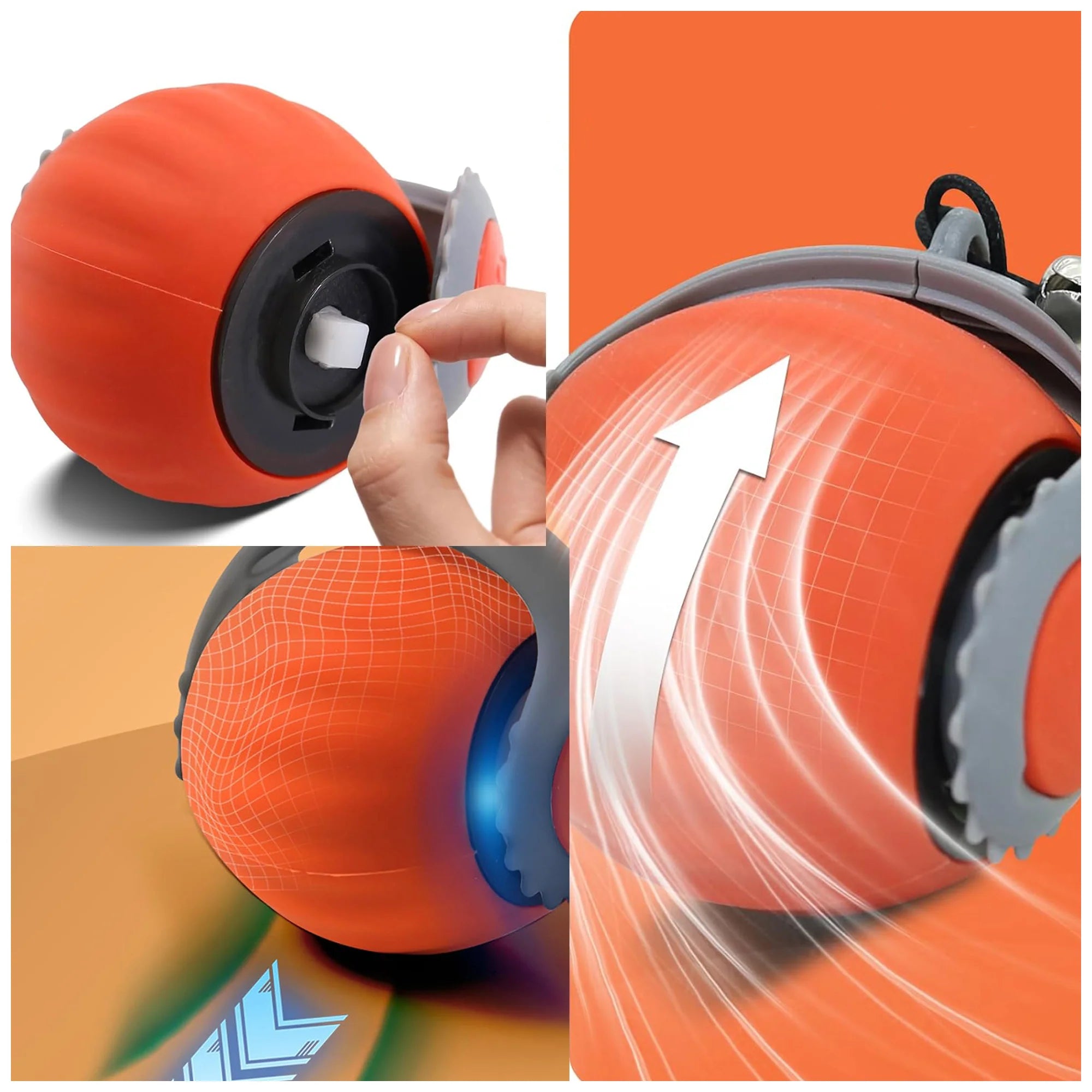 Automatic Interactive Cat Toy Ball – Engaging, Battery Powered