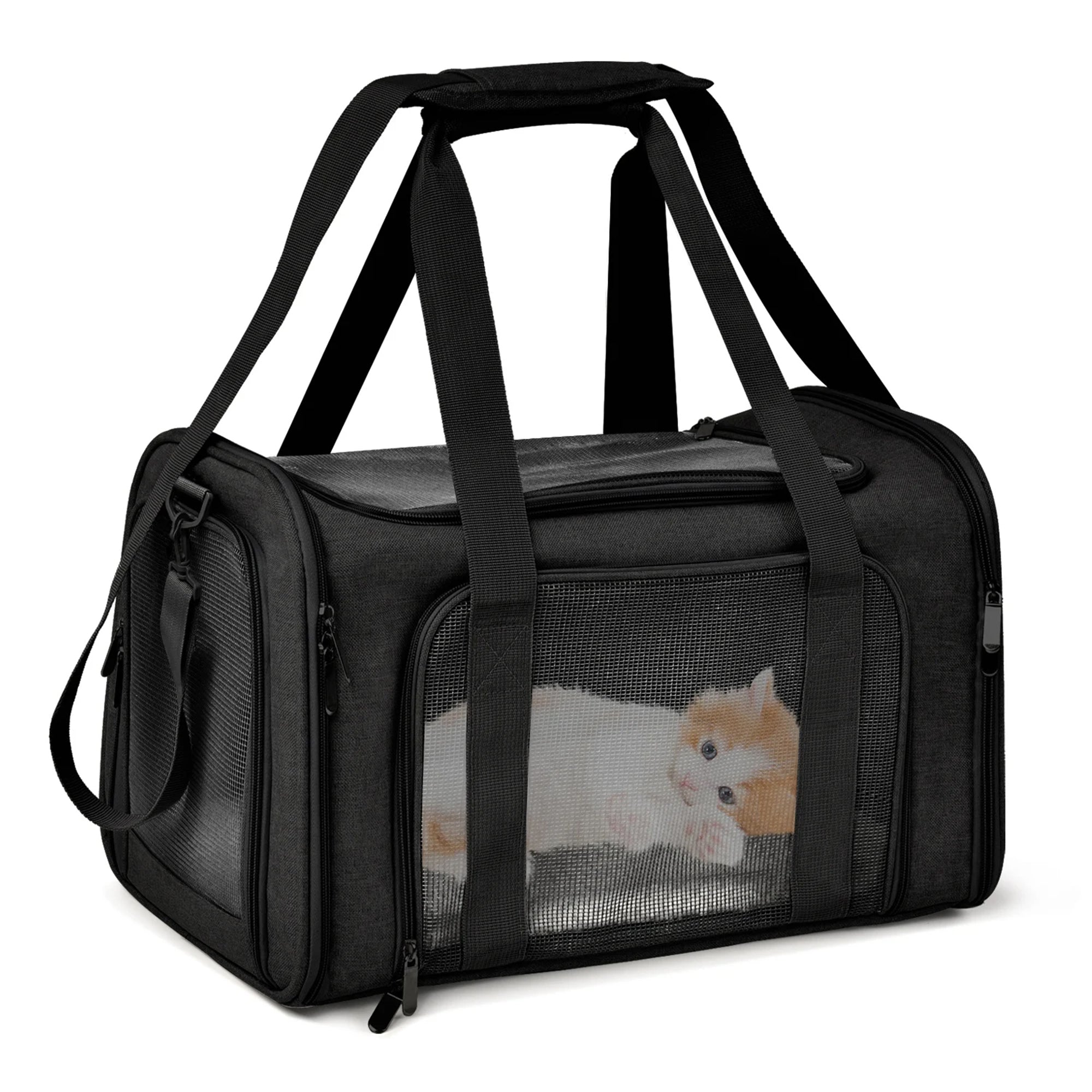BreathablePetCarrierBag_Comfortable_SecureTravelOption-05-Instructional2