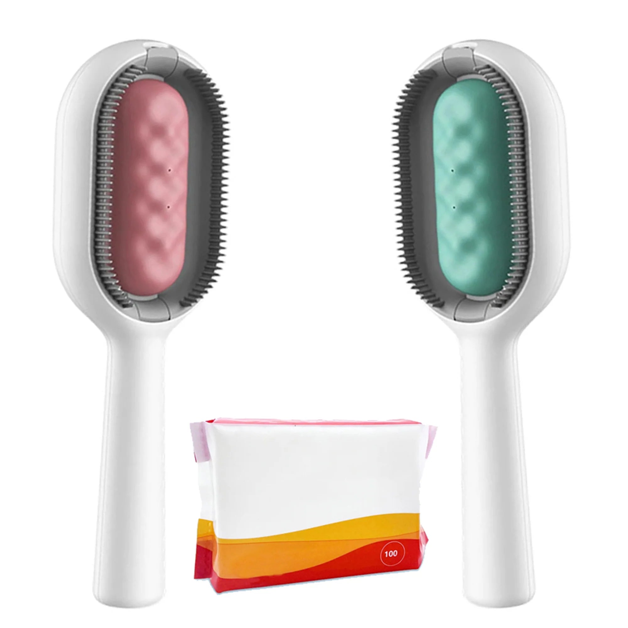 Pet Grooming Brush – 4-in-1 Hair Remover & Skin Safe Tool