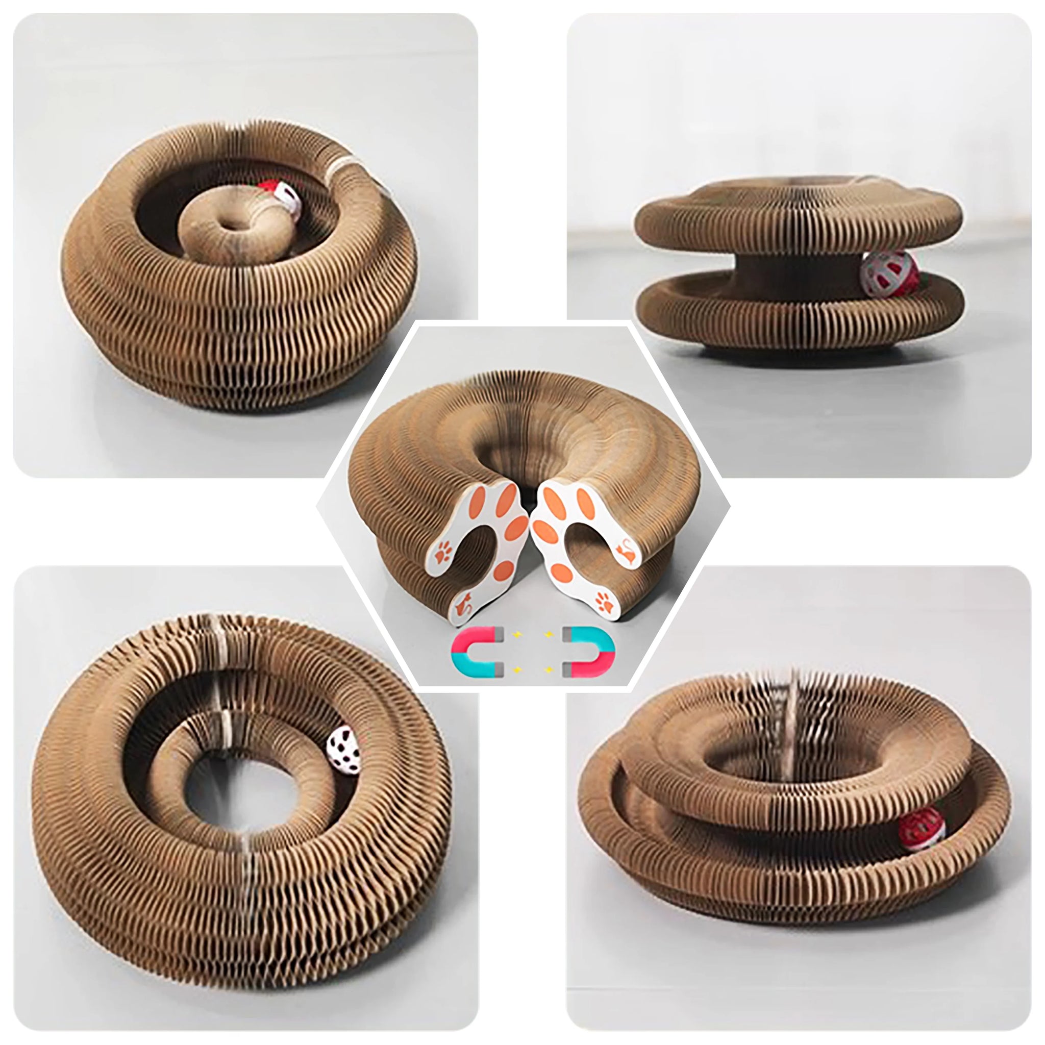 Interactive Cat Toy - Durable, Space-Saving Fun for Cats