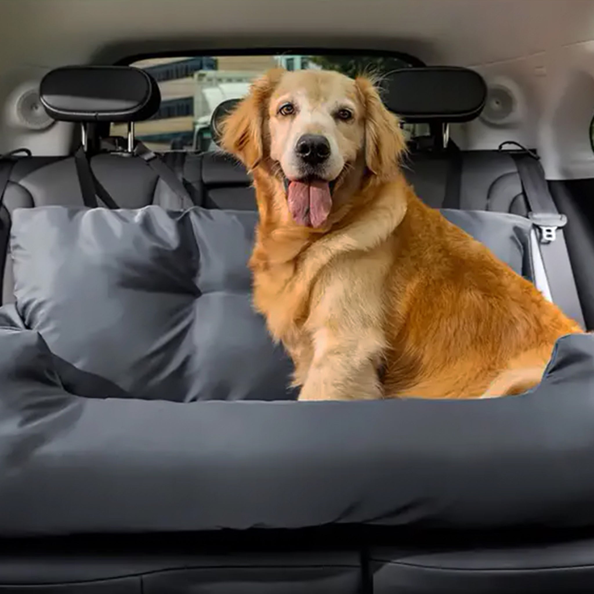 Cozy Pet Car Seat – Easy Installation, Comfortable Cushion