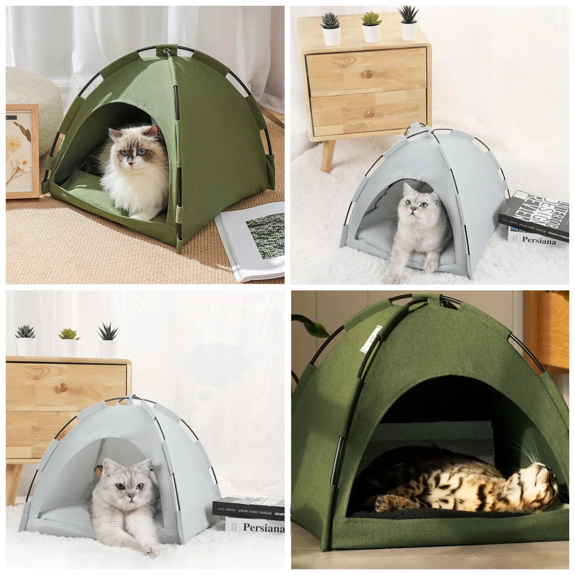 Cozy Portable Pet Bed – Easy Clean, Travel-Friendly Design