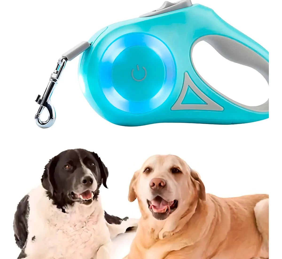 Illuminating Retractable Dog Leash – LED Safety & 16ft Freedom