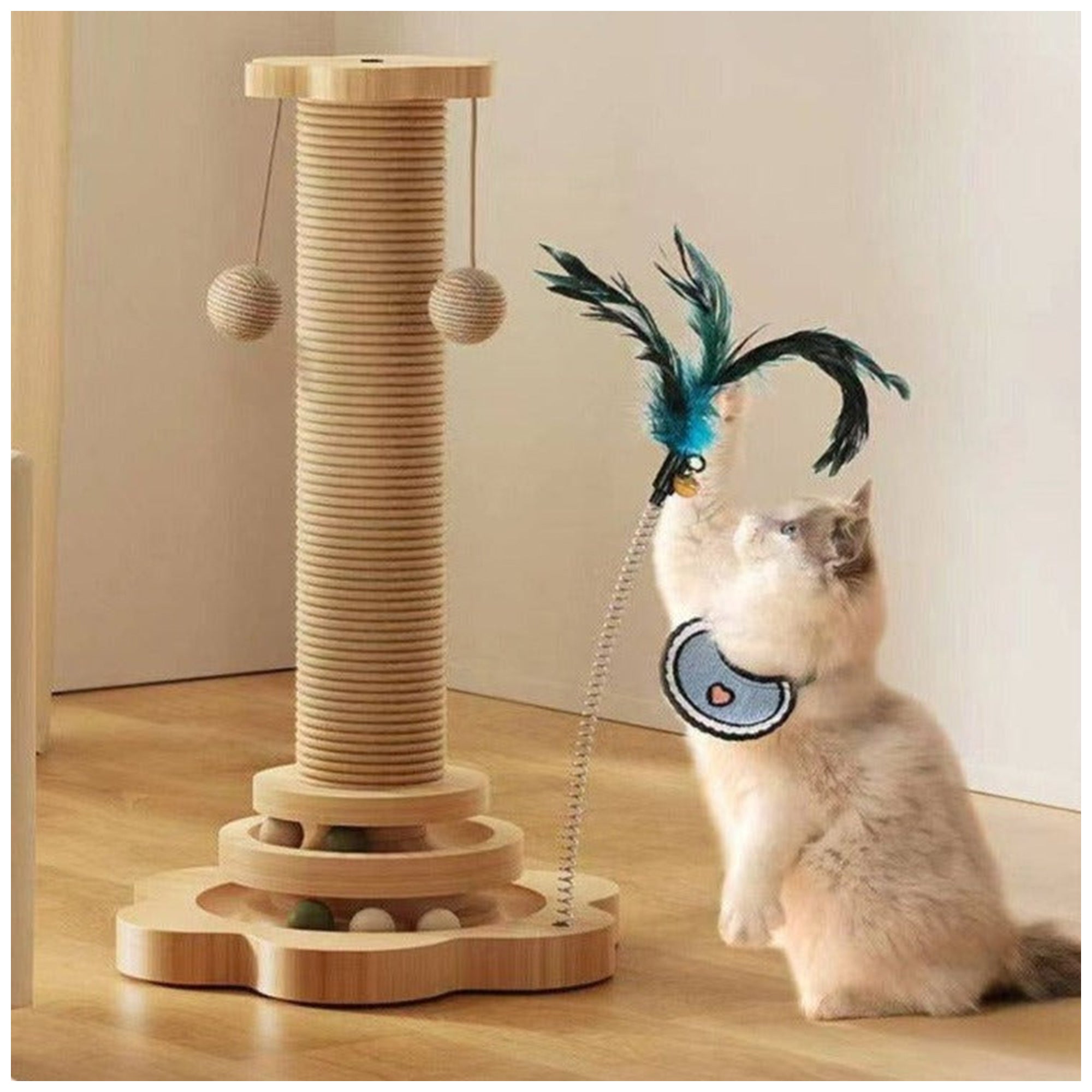 Durable Scratching Post for Cats – Protects Furniture, Stylish Design