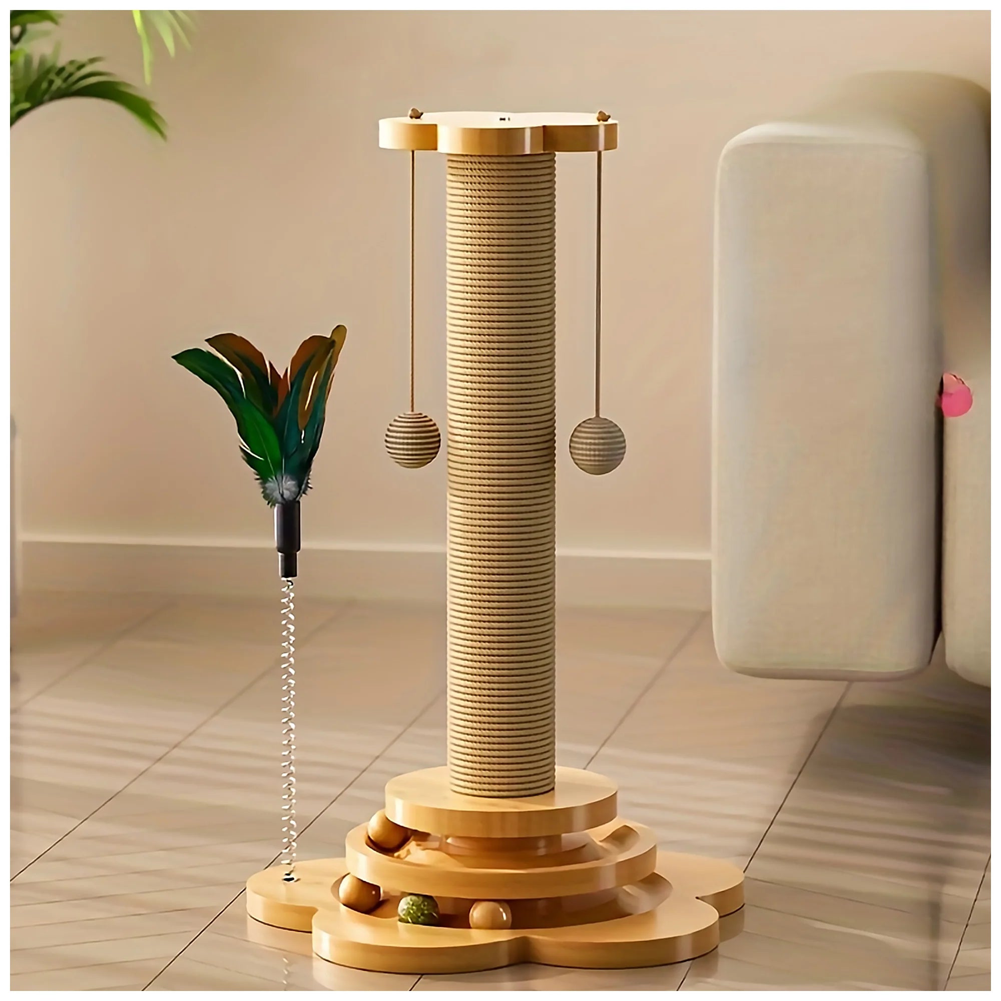 Durable Scratching Post for Cats – Protects Furniture, Stylish Design