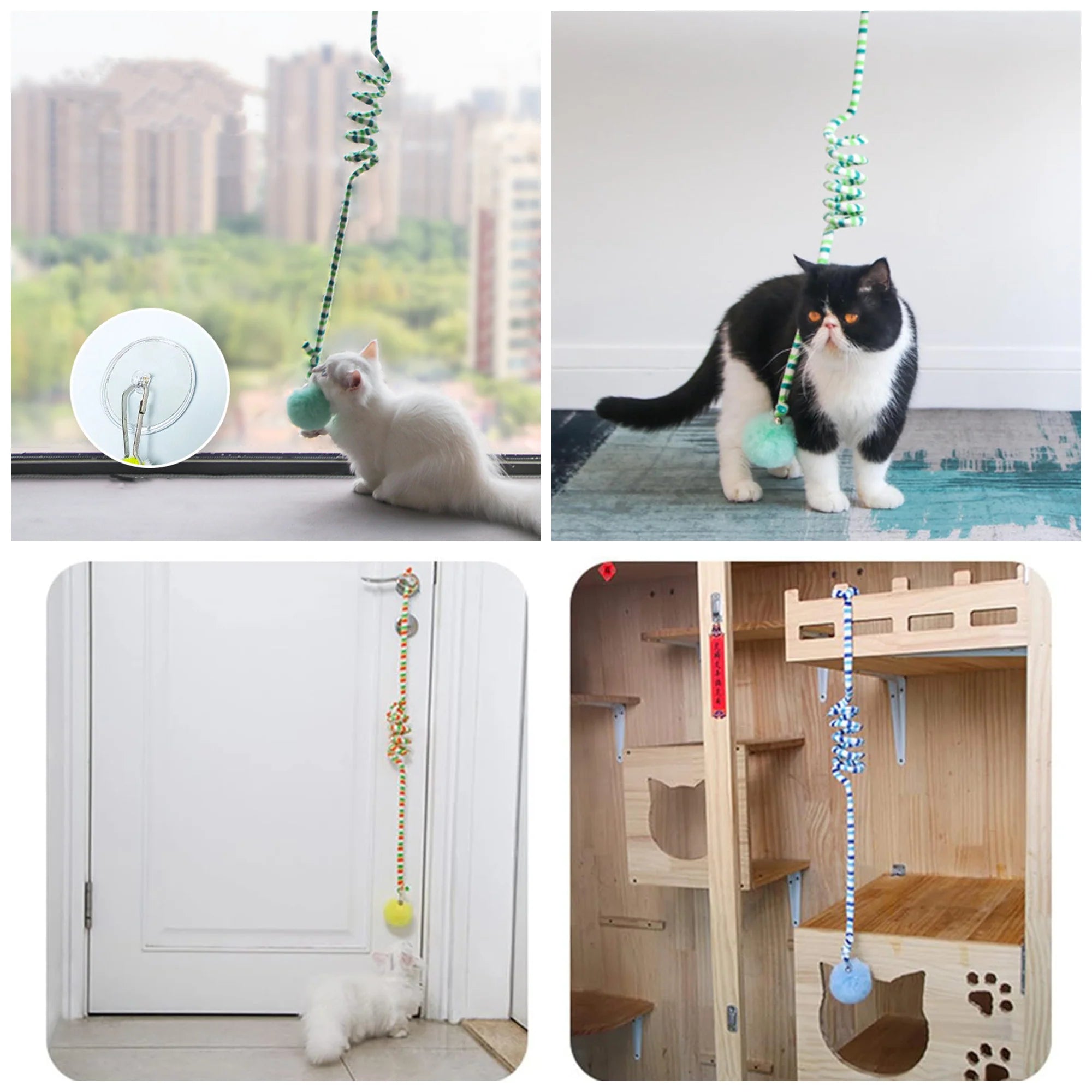 Endless Fun Interactive Cat Teaser Toy – Sucker Attachment