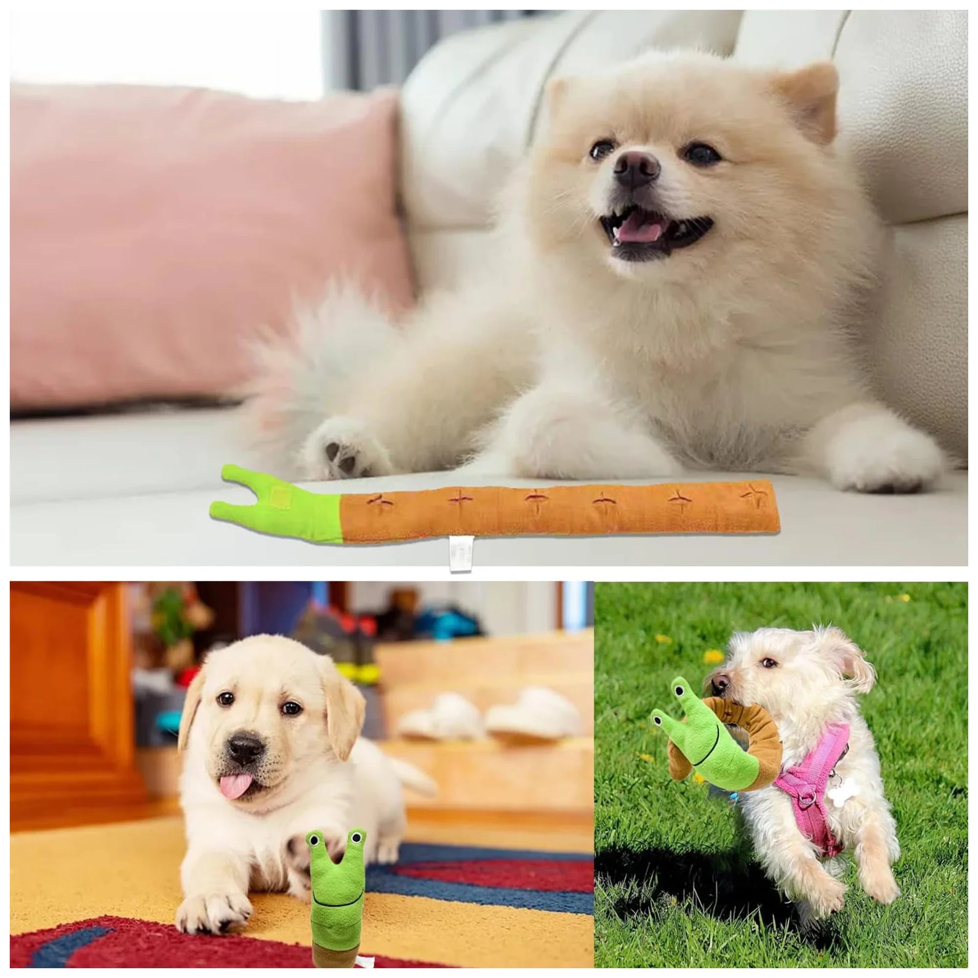 IQ Training Snuffle Dog Toy - Eco-Friendly for Chewing