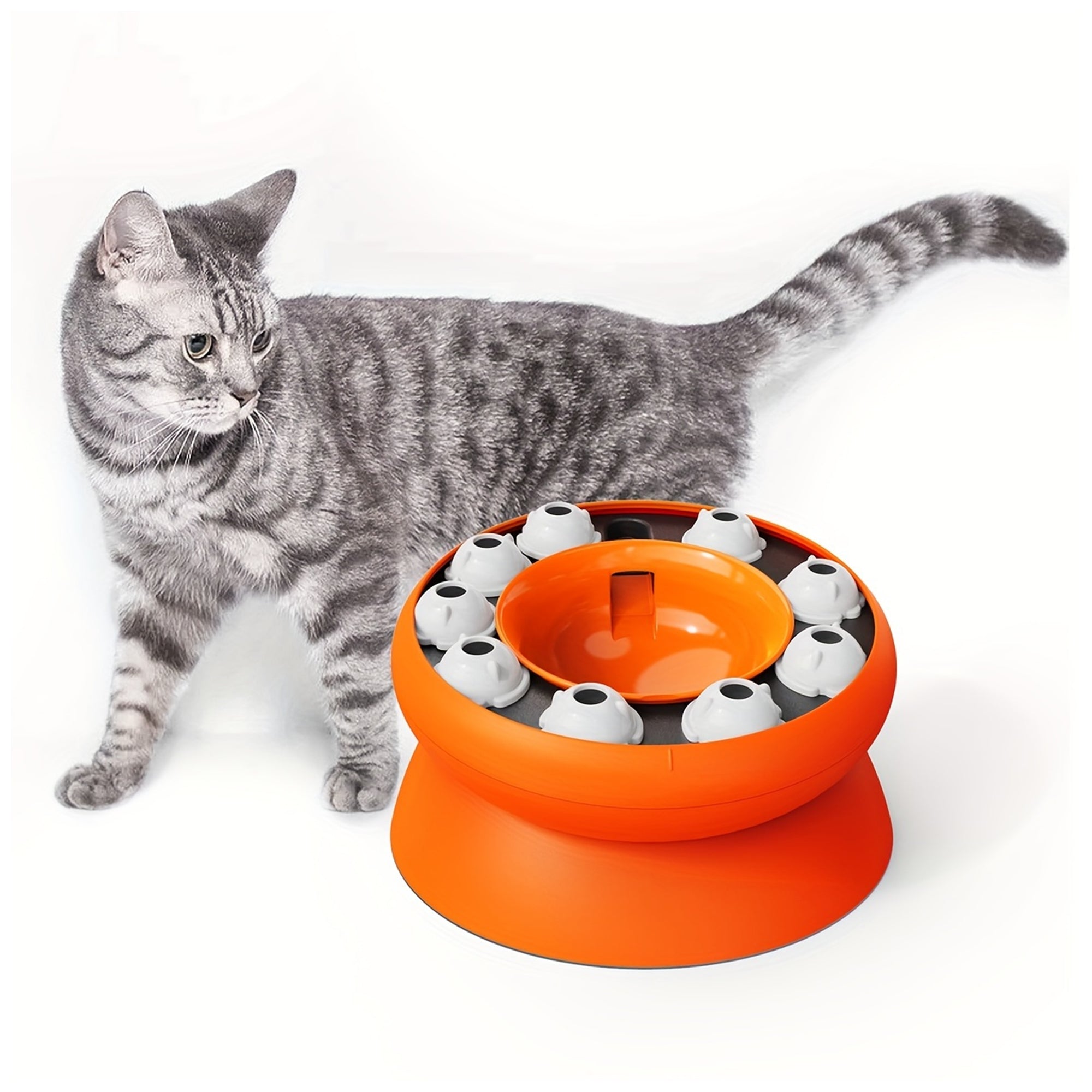 Interactive Cat Puzzle Feeder – Slow Feed, Engaging Fun