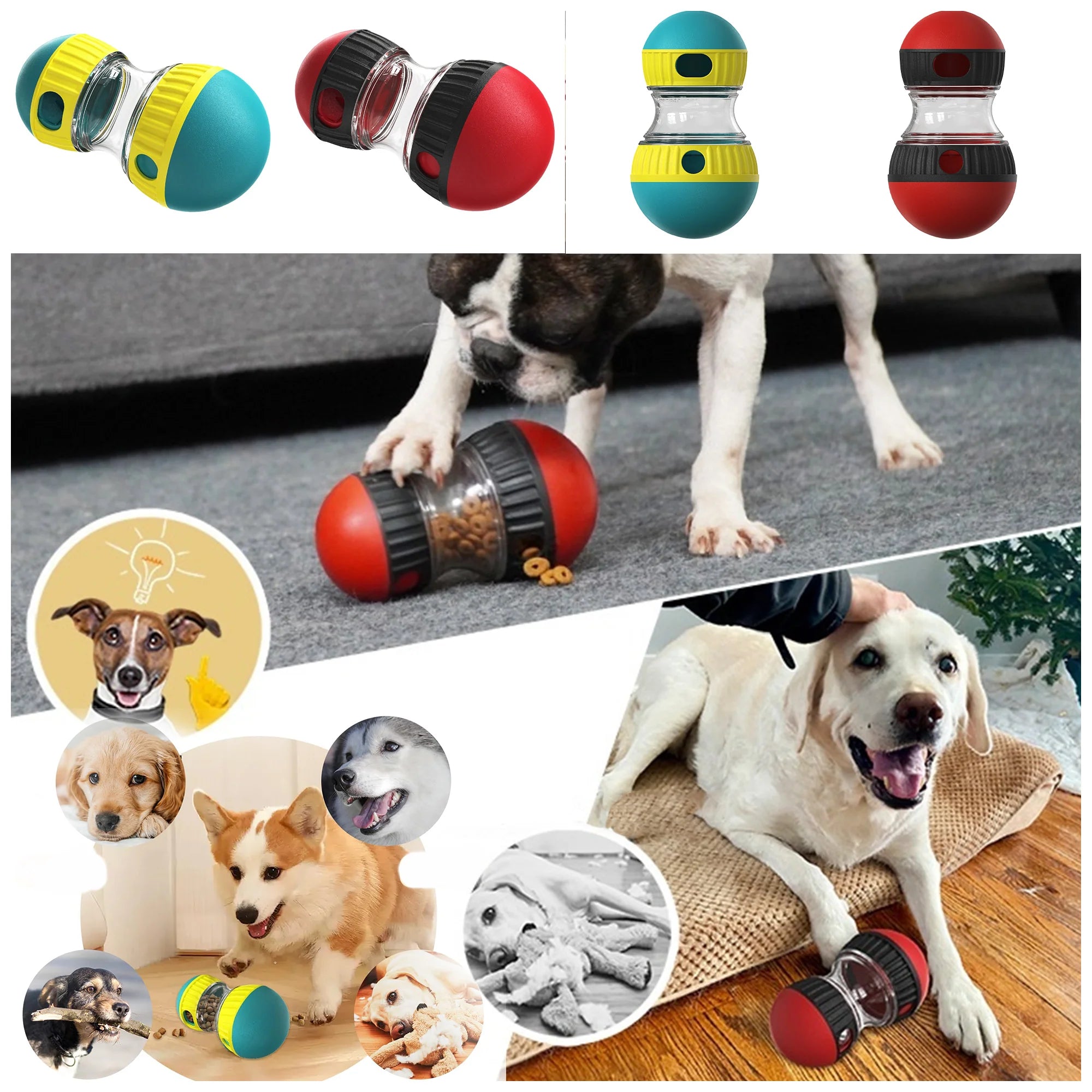 Interactive Dog Puzzle Toy – Slow Feeder, Mental Stimulation