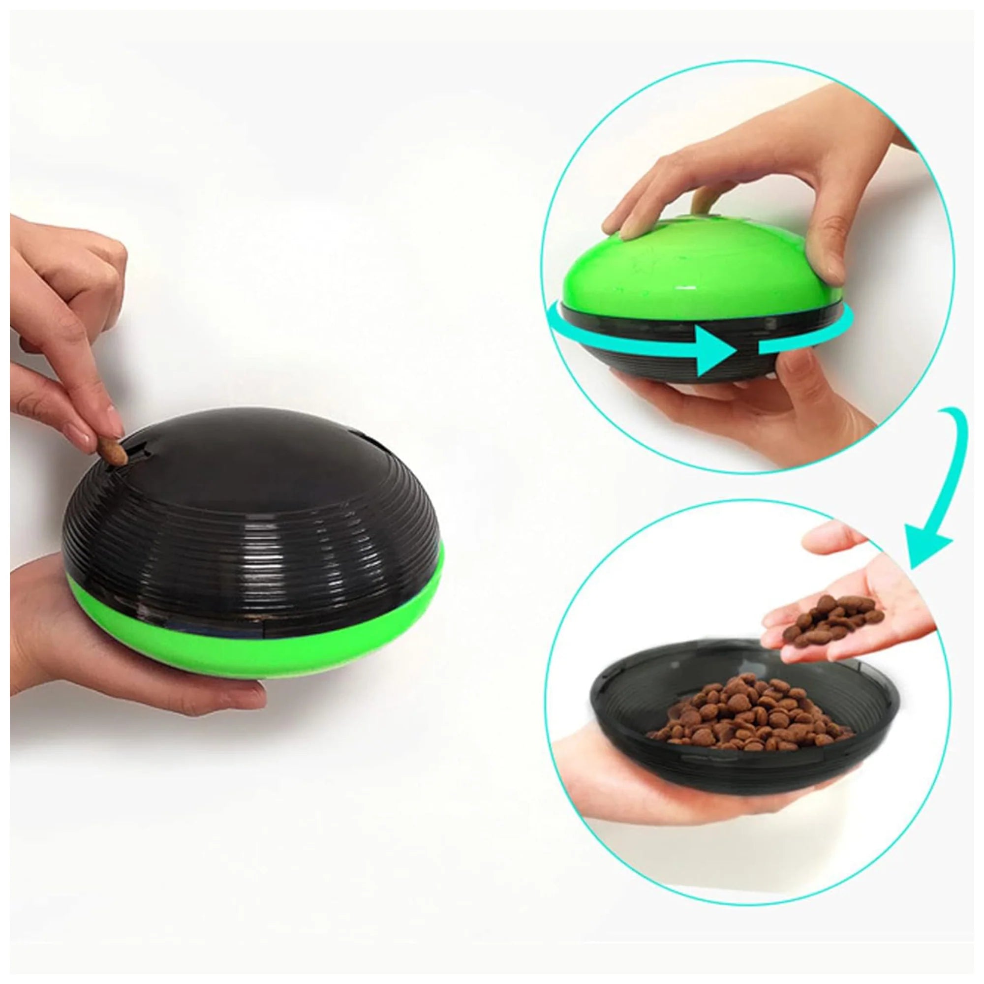 Interactive Slow Feeder Pet Toy - Fun Food Dispensing Puzzle