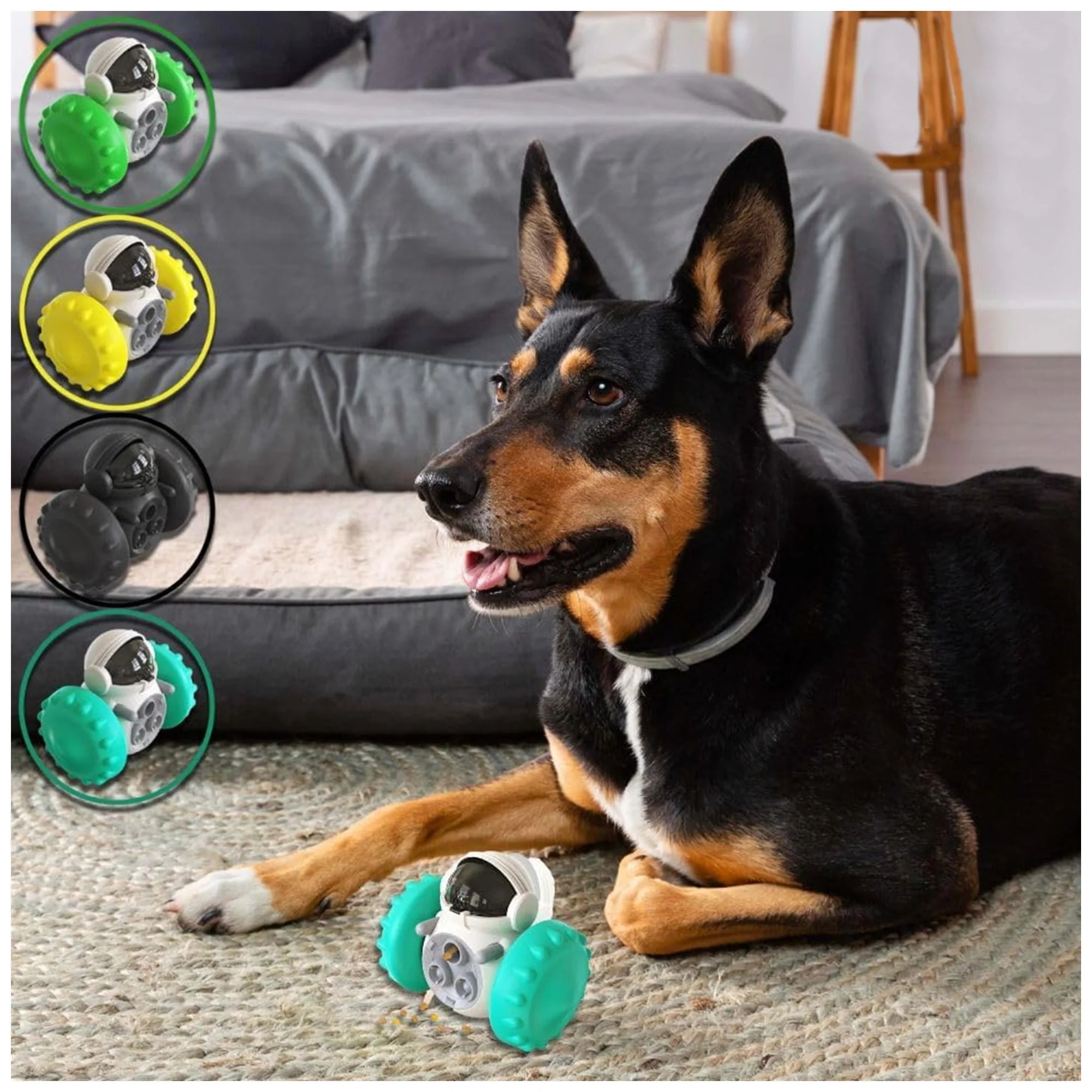 Interactive Slow Feeder Toy – Safe Foraging for Dogs & Cats