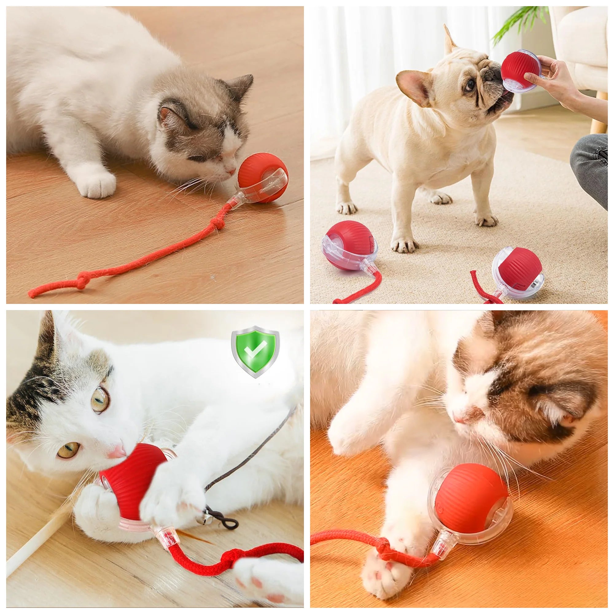Interactive Smart Ball – 360° Toy for Active Pets