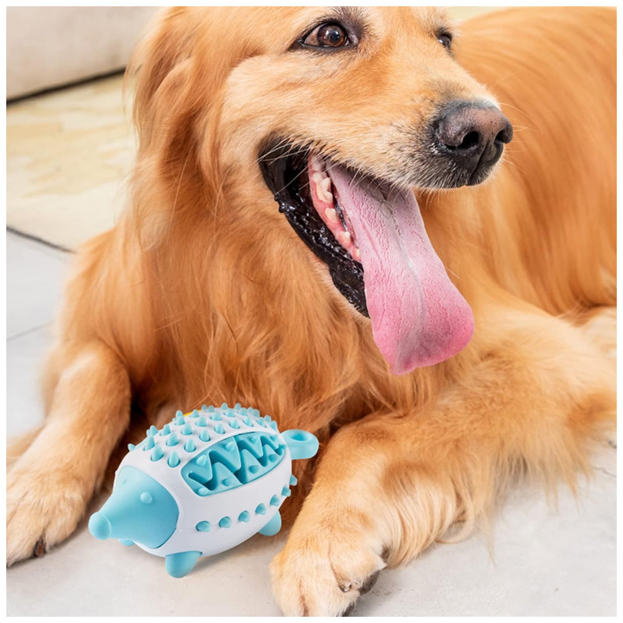 Interactive Treat Dispensing Dog Toy – Chew-Resistant, Engaging