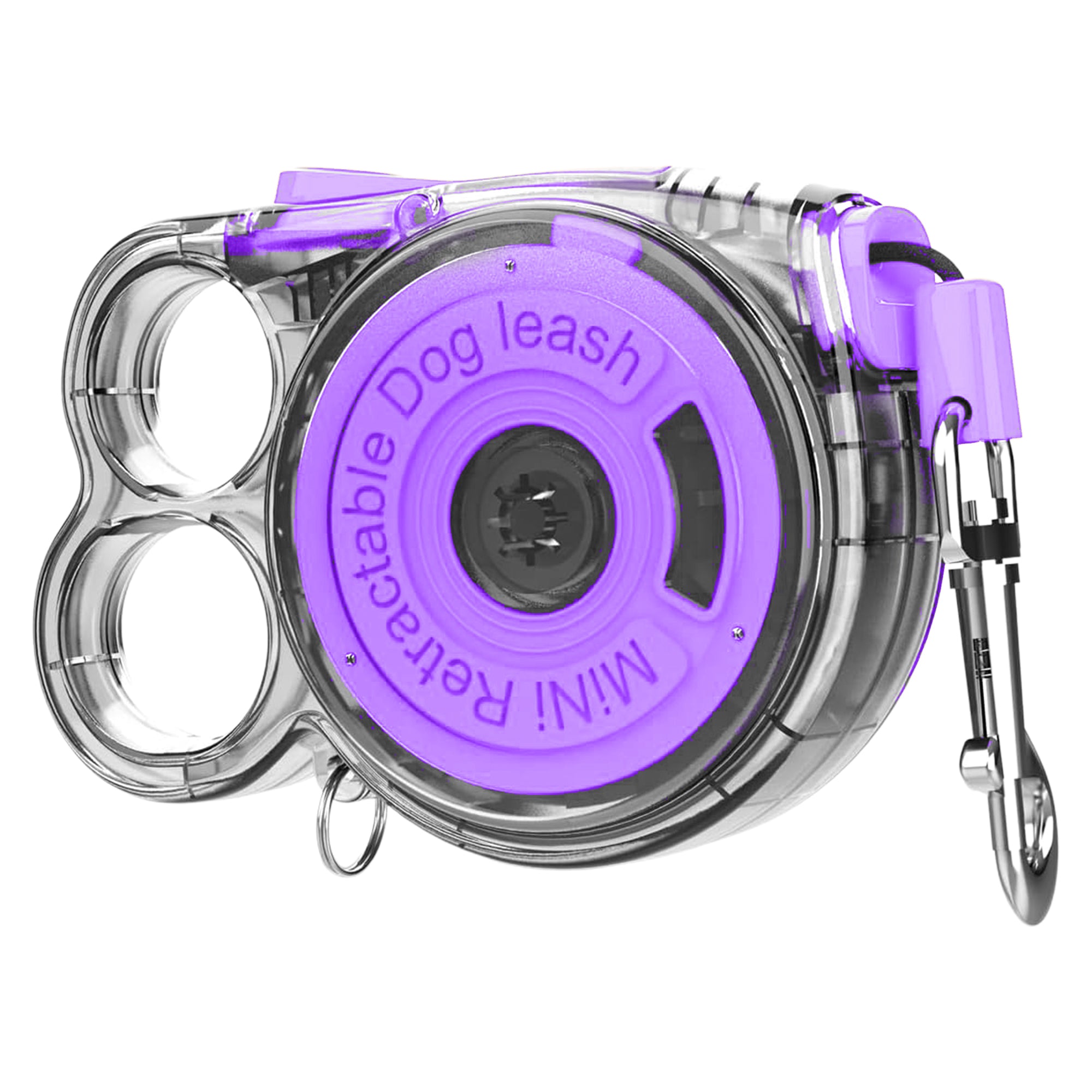 Lightweight 10ft Mini Retractable Pet Leash – Rainbow Design