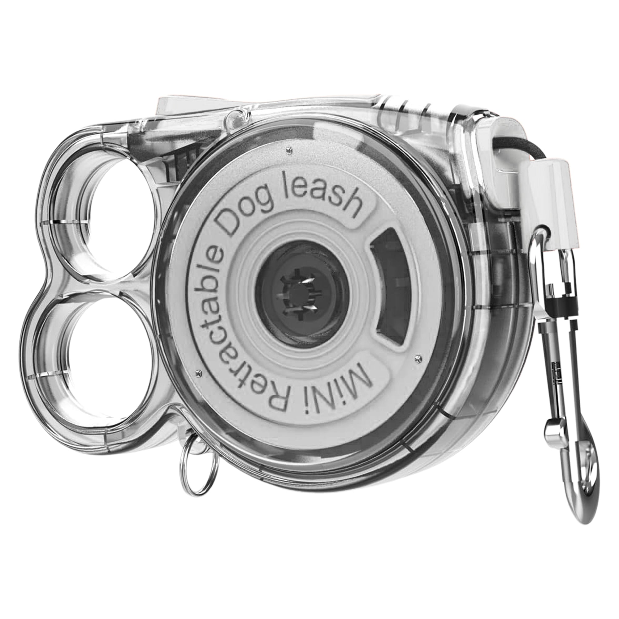 Lightweight 10ft Mini Retractable Pet Leash – Rainbow Design