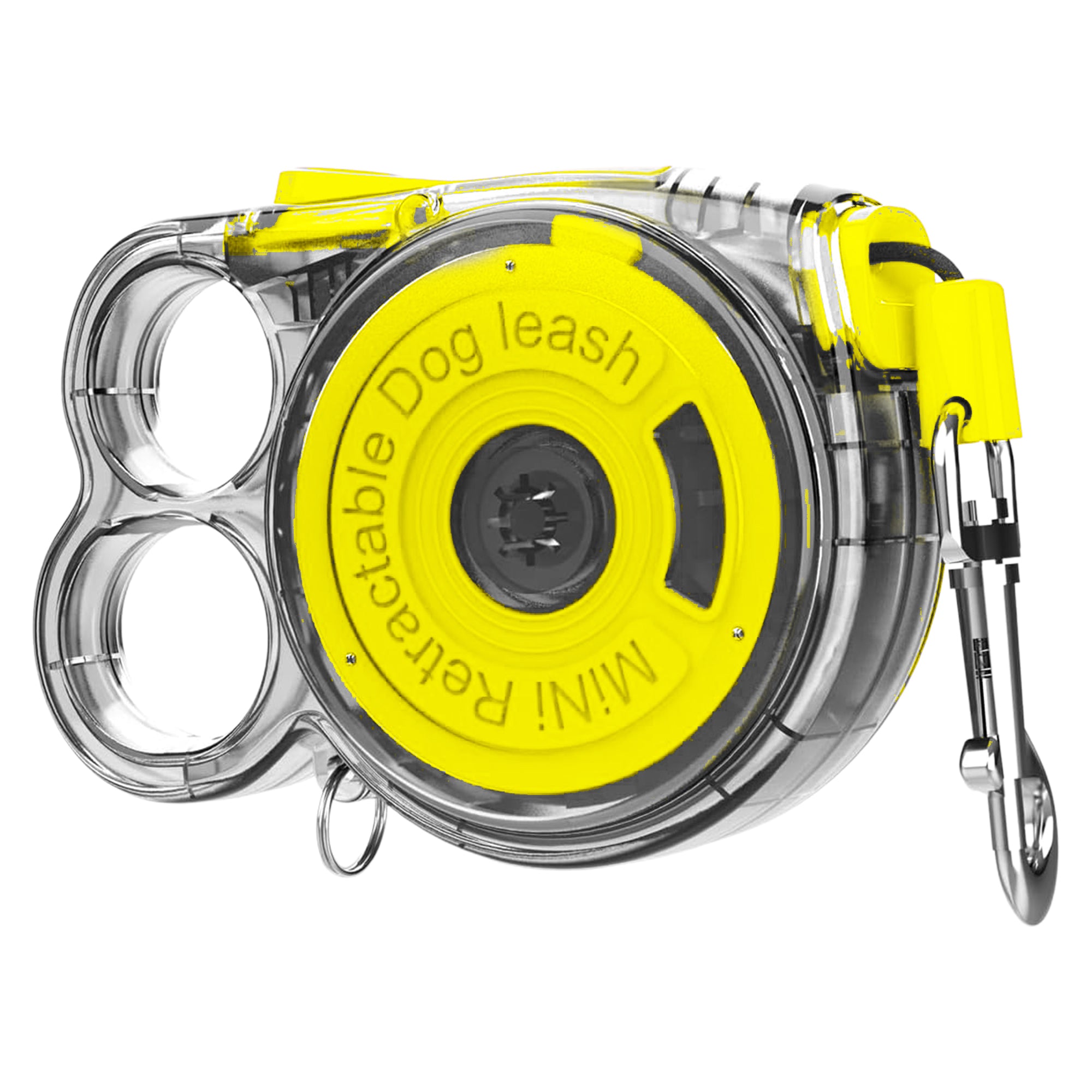 Lightweight 10ft Mini Retractable Pet Leash – Rainbow Design