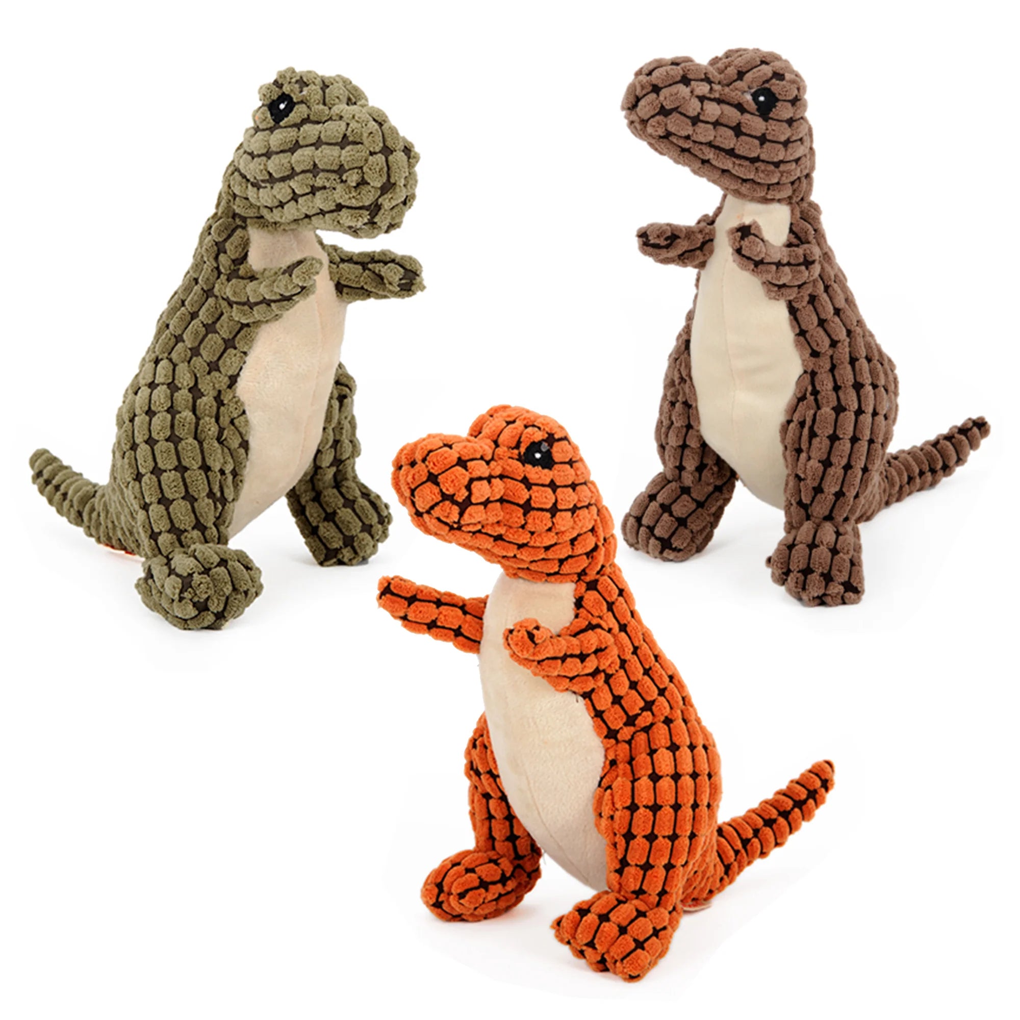 Noisy Plush Interactive Dinosaur Toy – Chew-Friendly, 25cm