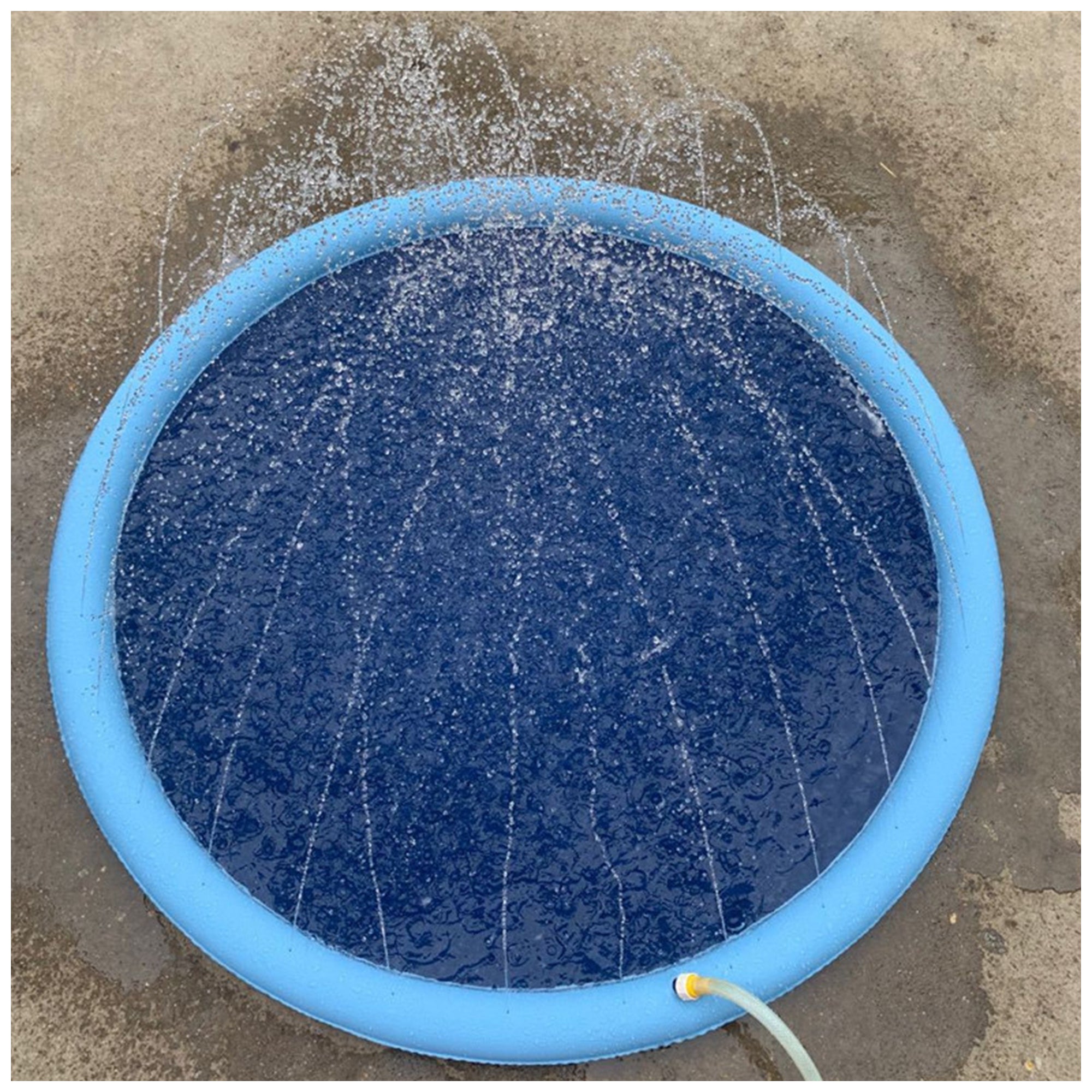 Non-Slip Kids & Dogs Splash Pad – Inflatable Outdoor Water Fun