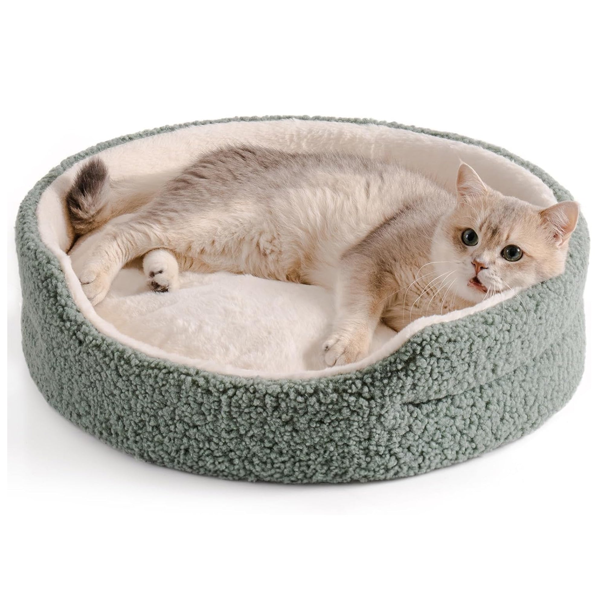 Orthopedic Washable Pet Bed – Plush, Non-Slip for Cats & Dogs