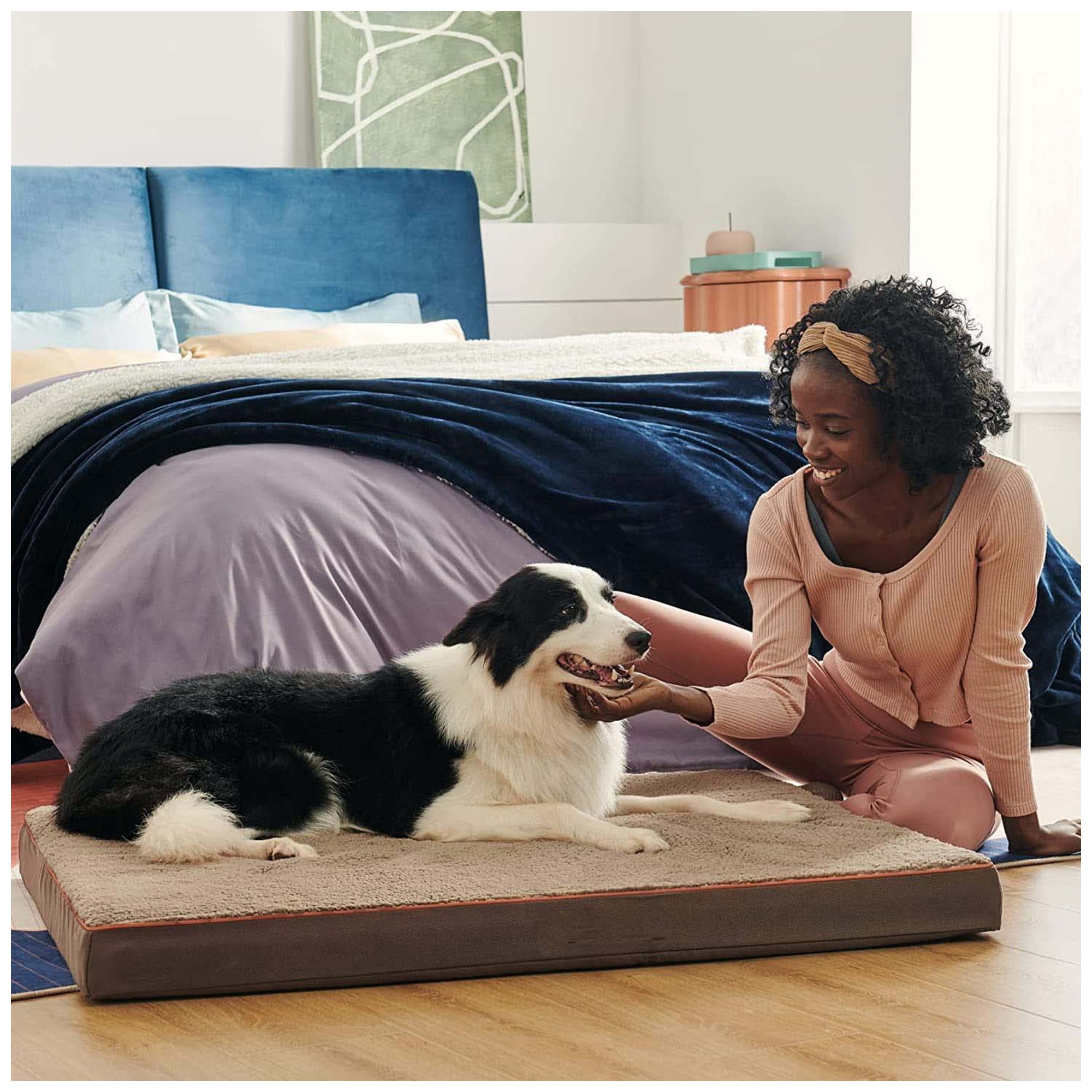 Orthopedic Waterproof Dog Bed – Plush, Supportive Design