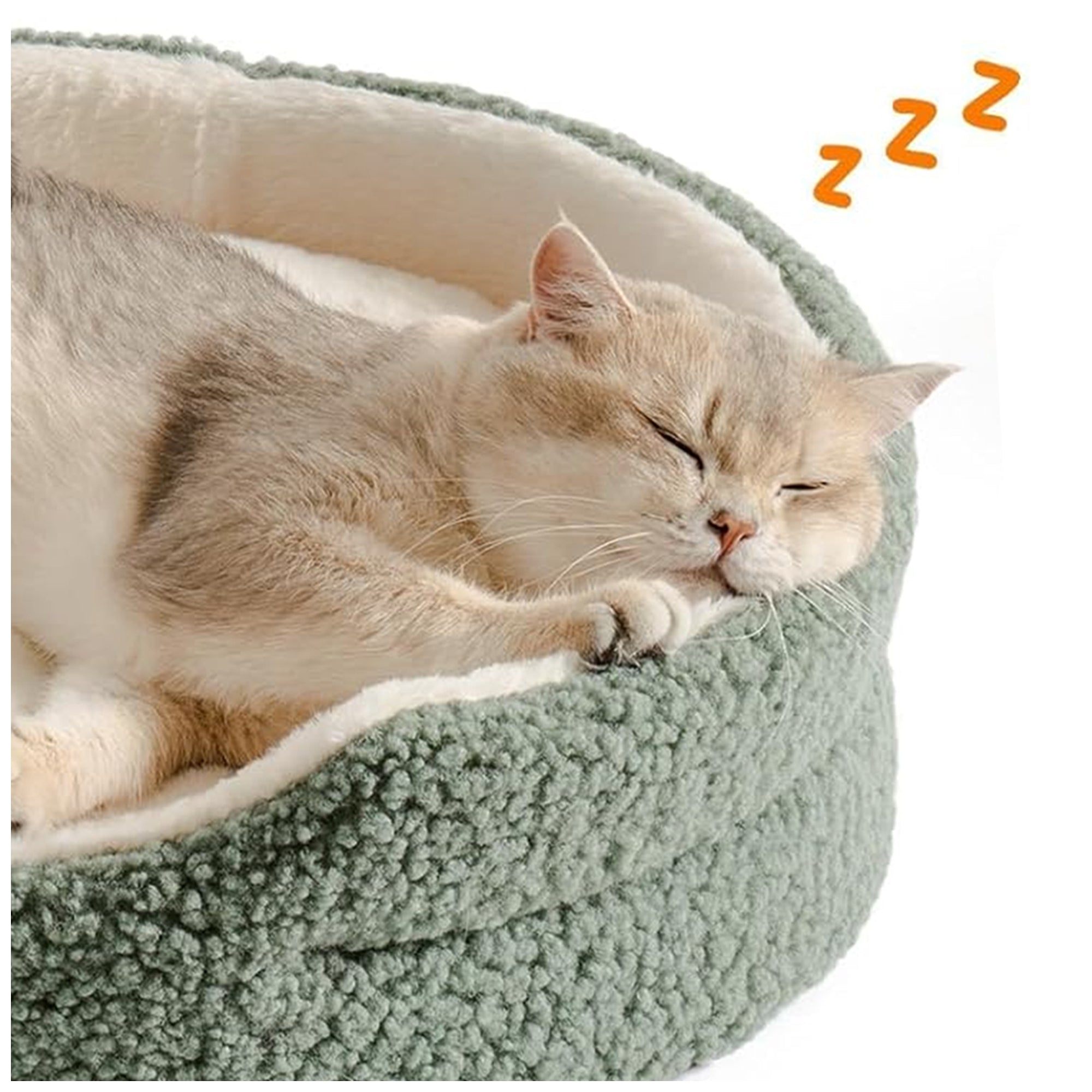 Orthopedic Washable Pet Bed – Plush, Non-Slip for Cats & Dogs