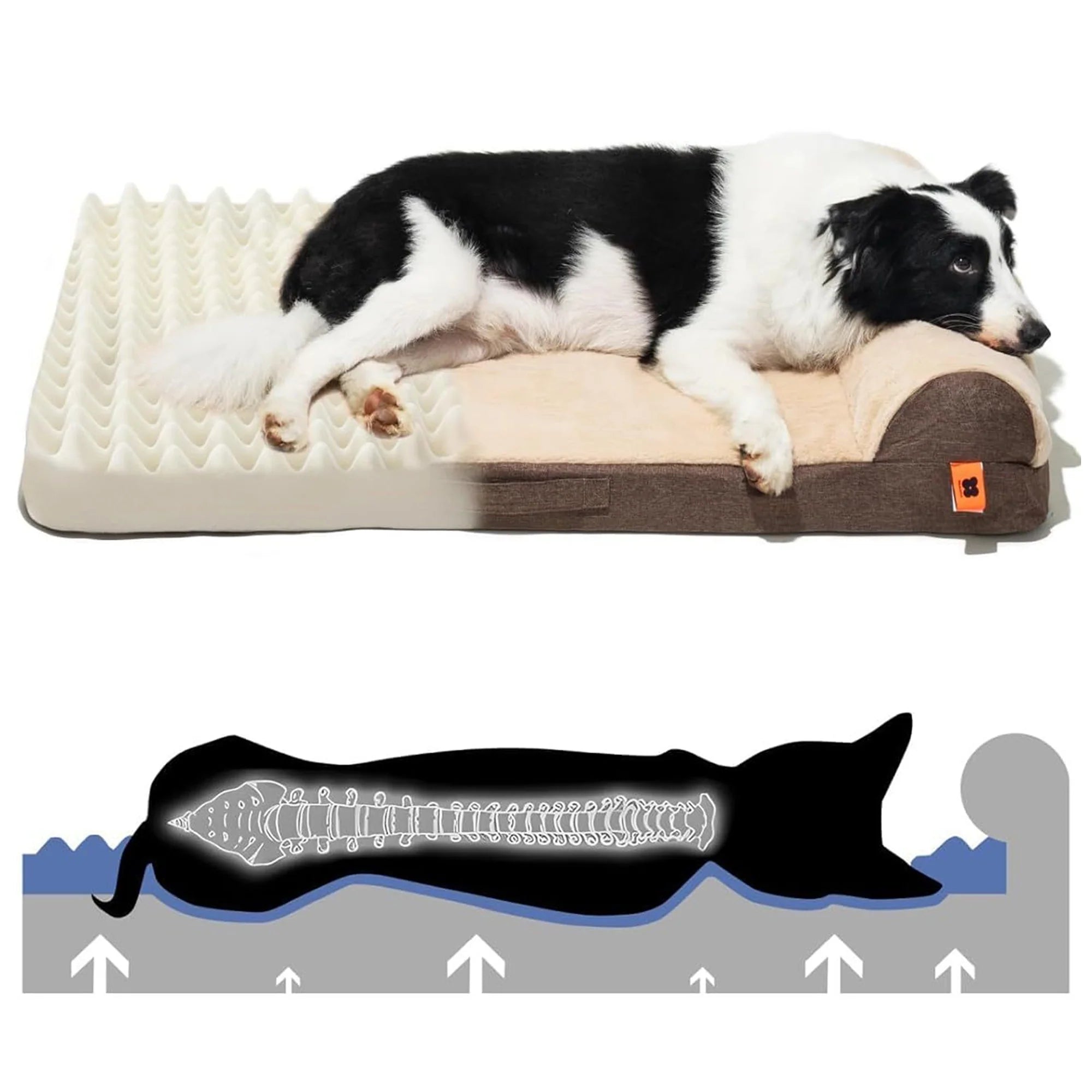 Orthopedic Waterproof Dog Bed – Plush, Supportive Design