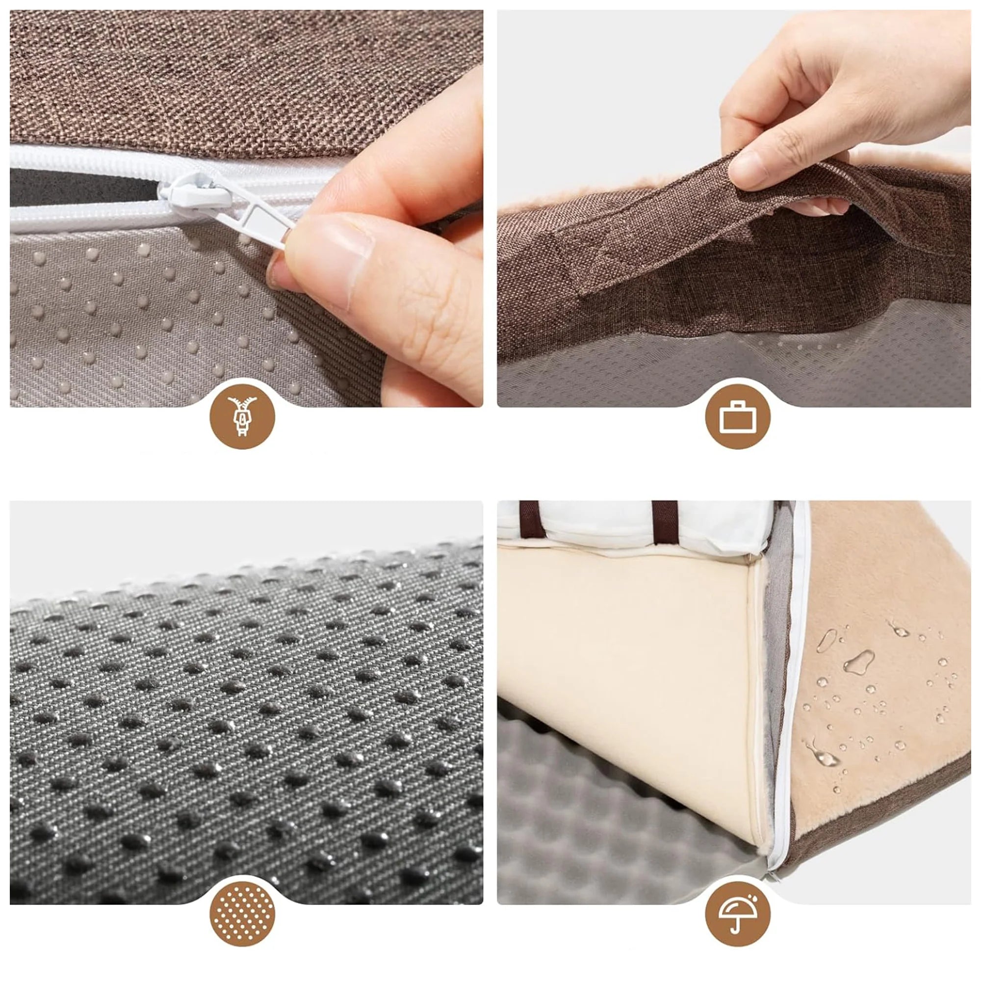 Orthopedic Waterproof Dog Bed – Plush, Supportive Design