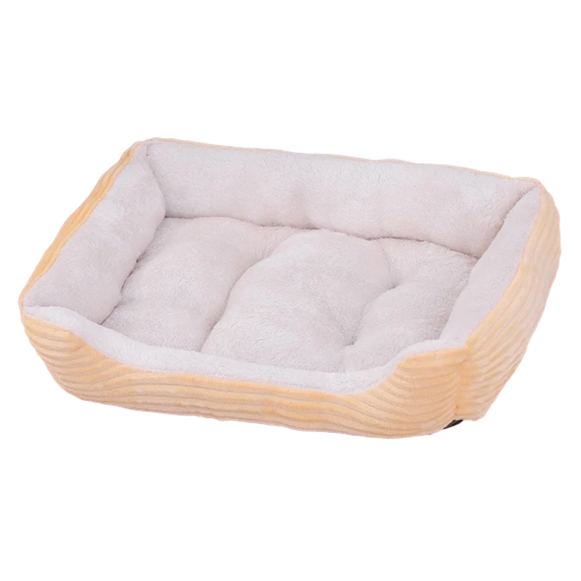 Plush Cotton Pet Bed – Soft, Machine Washable & Non-Slip