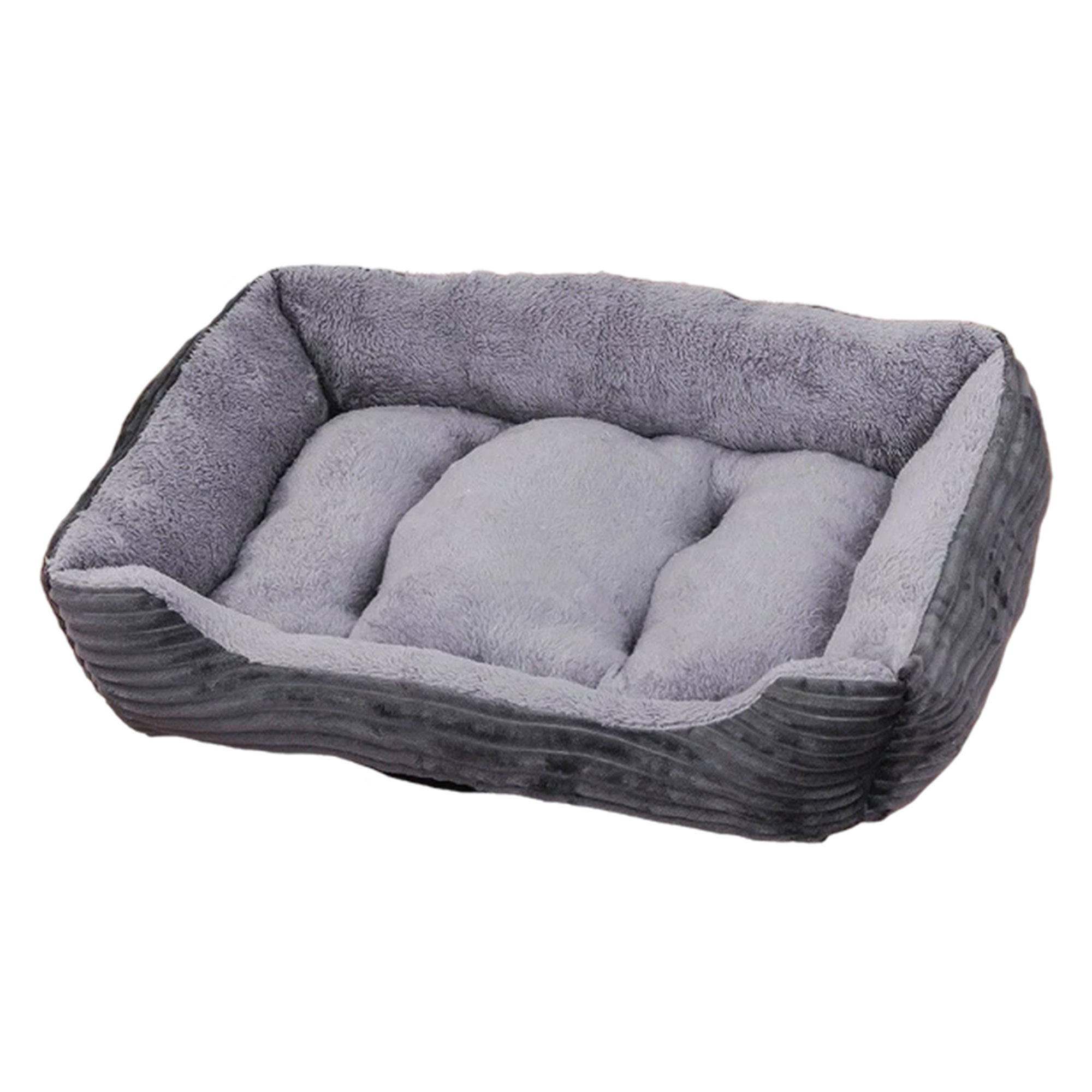 Plush Cotton Pet Bed – Soft, Machine Washable & Non-Slip