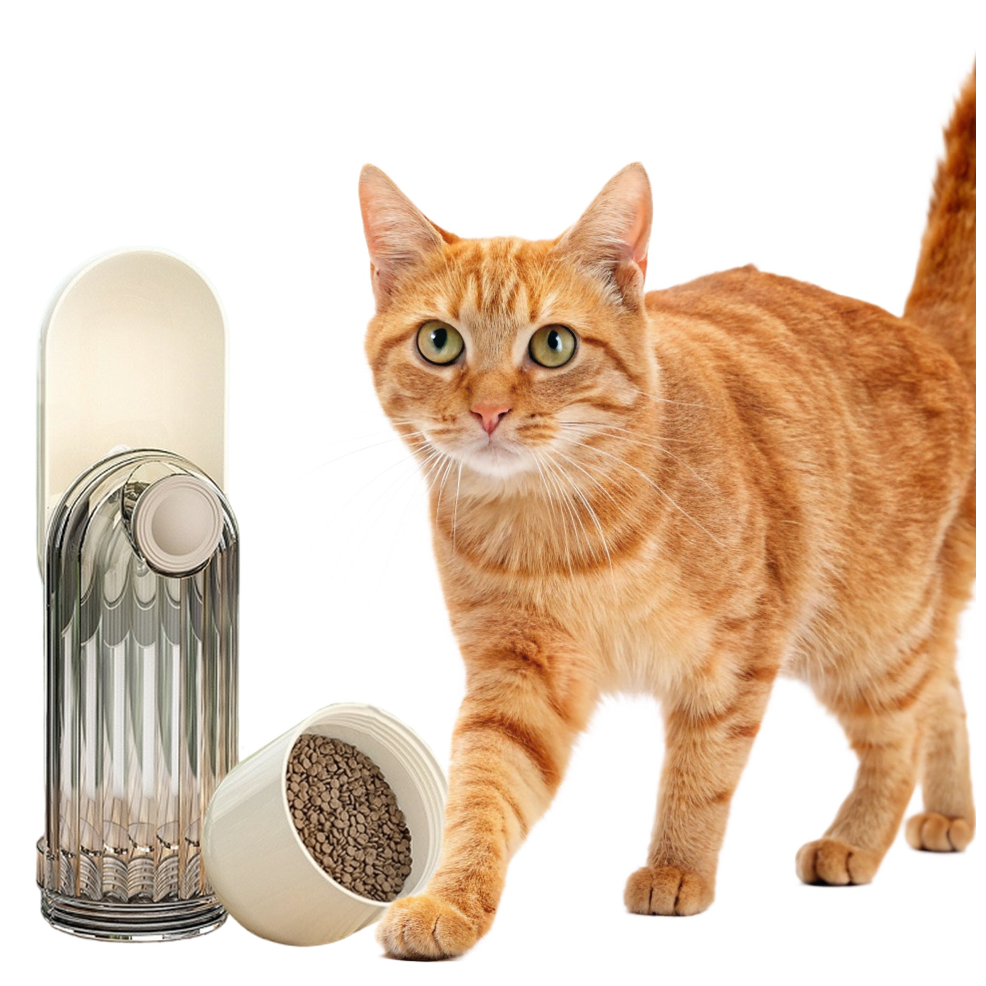 Portable 2-in-1 Pet Water Bottle – Easy One-Handed Feeding