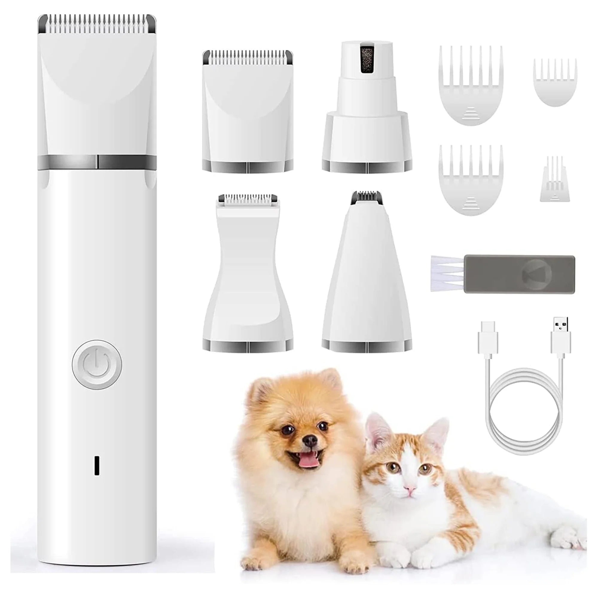 Rechargeable Pet Clipper Kit – Easy Grooming for Dogs & Cats