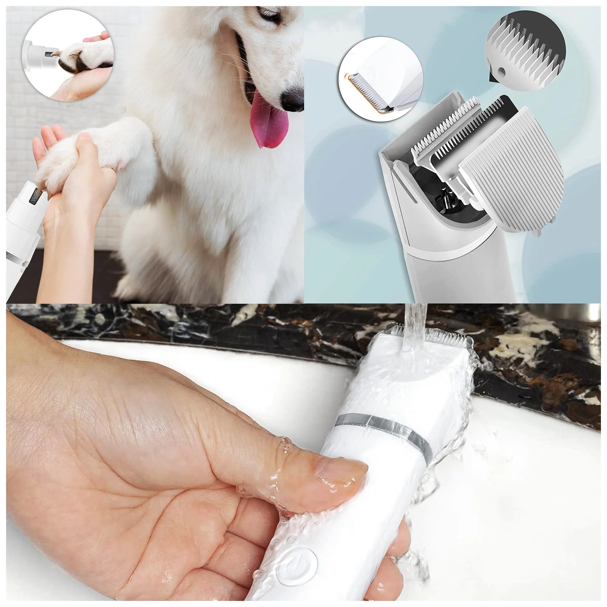 Rechargeable Pet Clipper Kit – Easy Grooming for Dogs & Cats