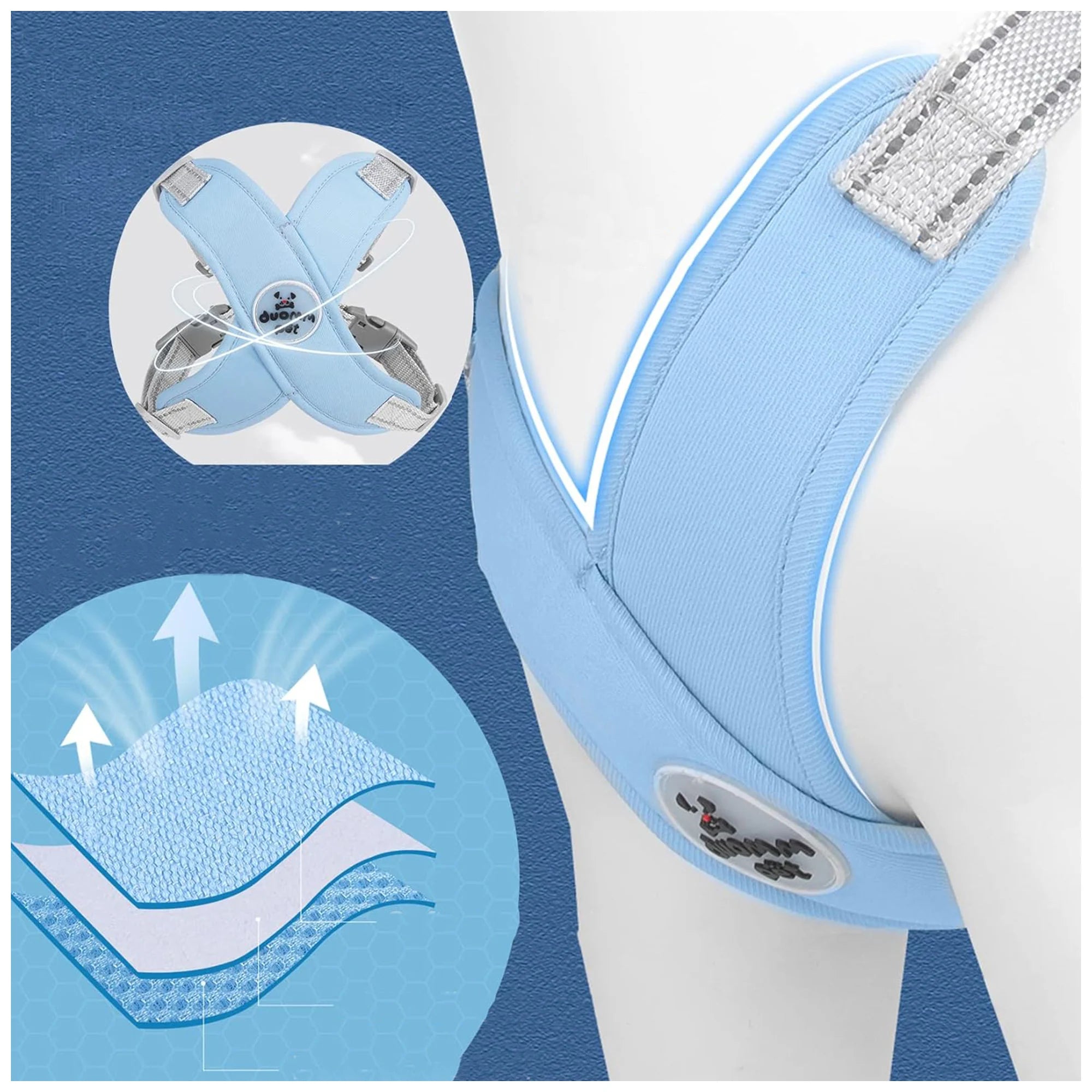 Reflective Dog Harness – Adjustable, Comfortable & Safe Fit