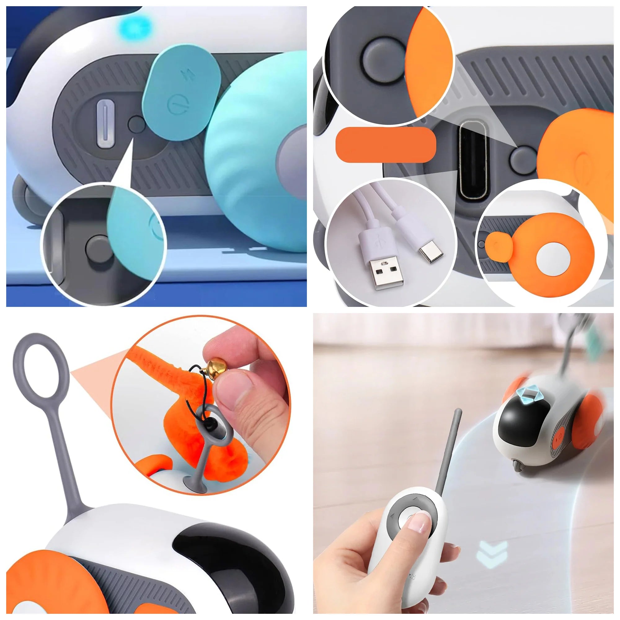 Remote Control Cat Toy – Interactive Mouse Chaser, Safe Fun